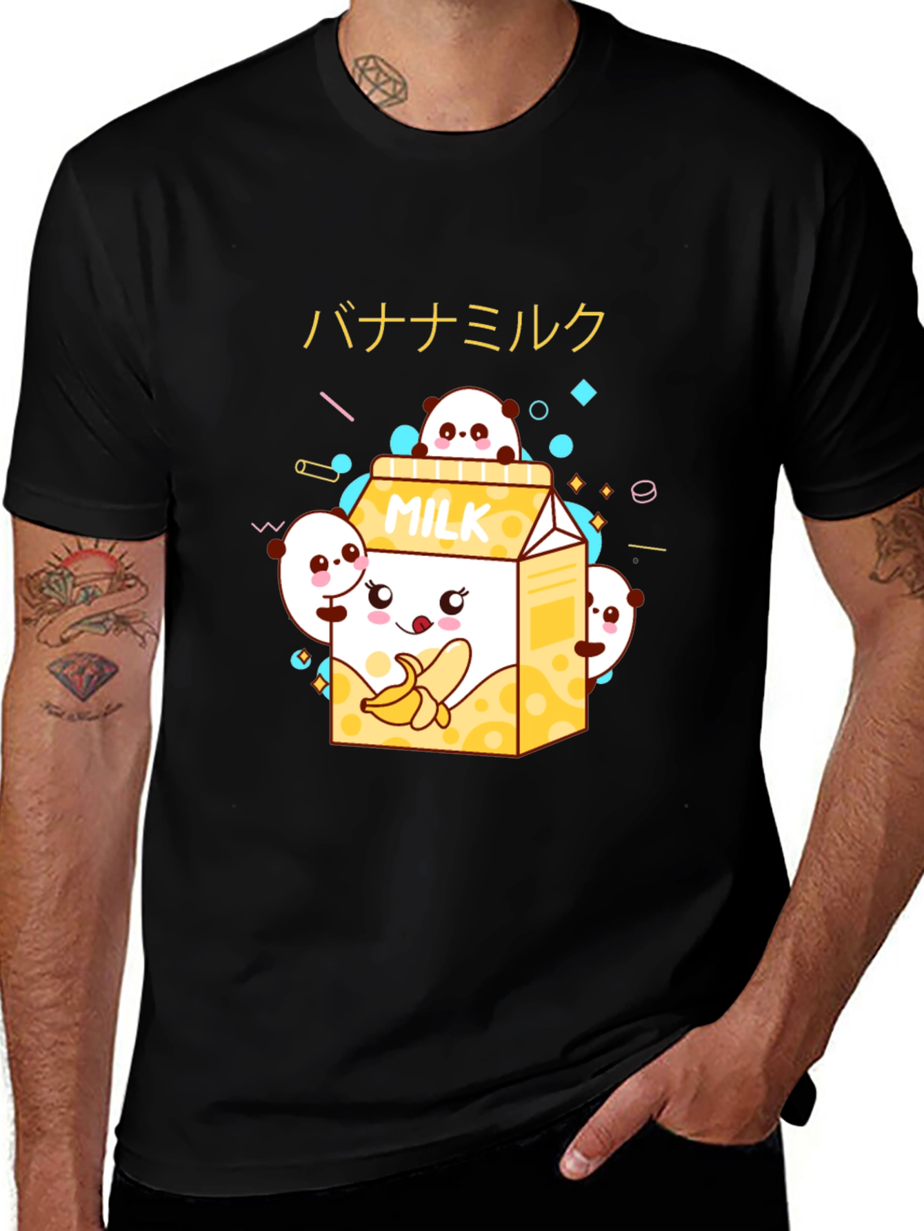 Kawaii Banana Milk Graphic Tee