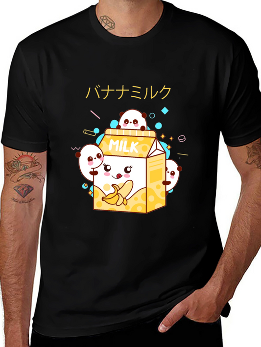 Kawaii Banana Milk Graphic Tee