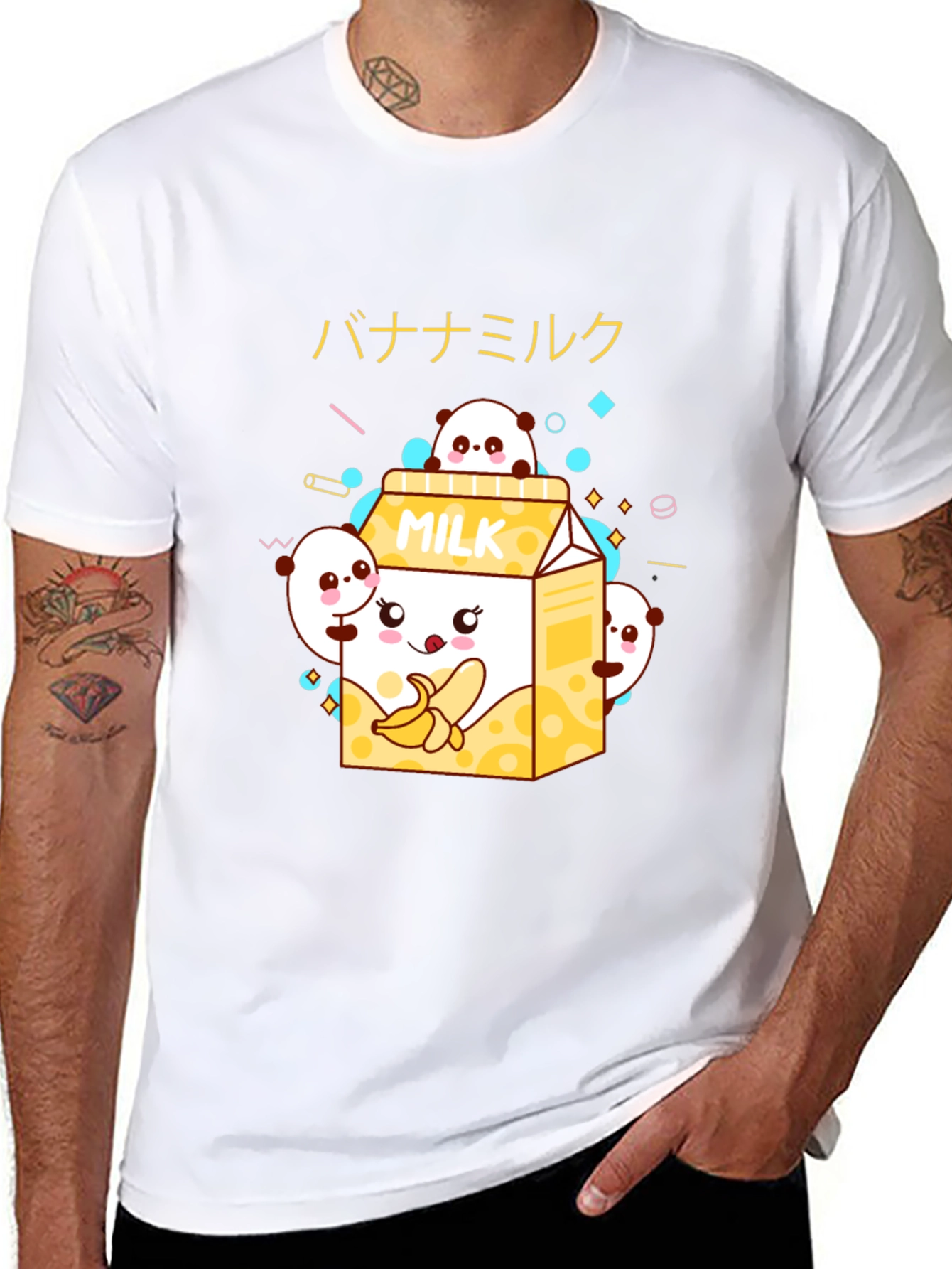 Kawaii Banana Milk Graphic Tee