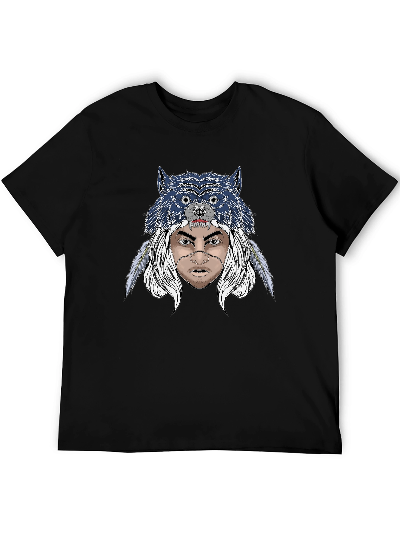 Wolf Headdress Graphic T-Shirt