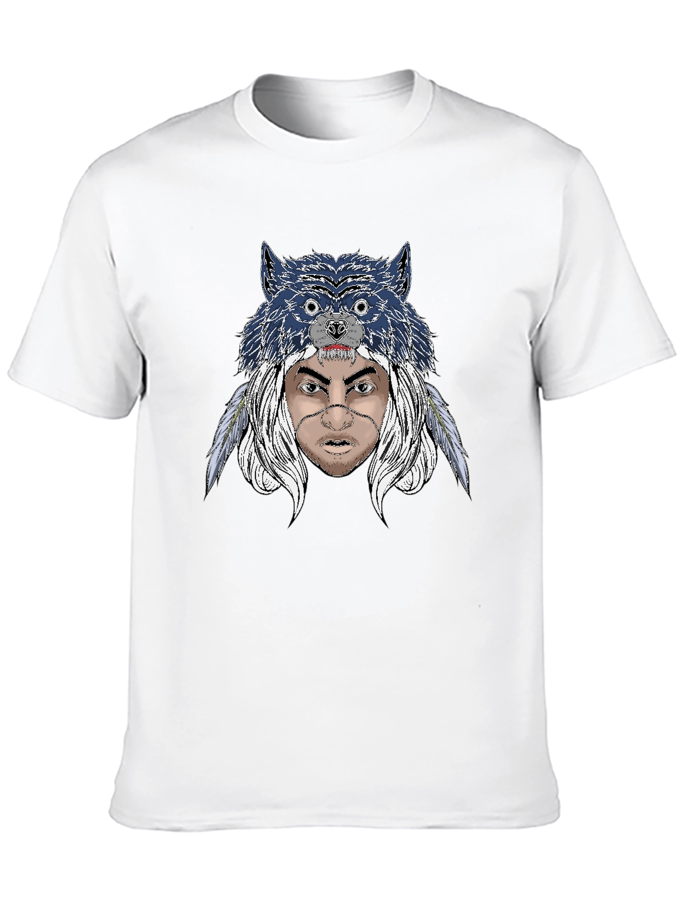 Wolf Headdress Graphic T-Shirt