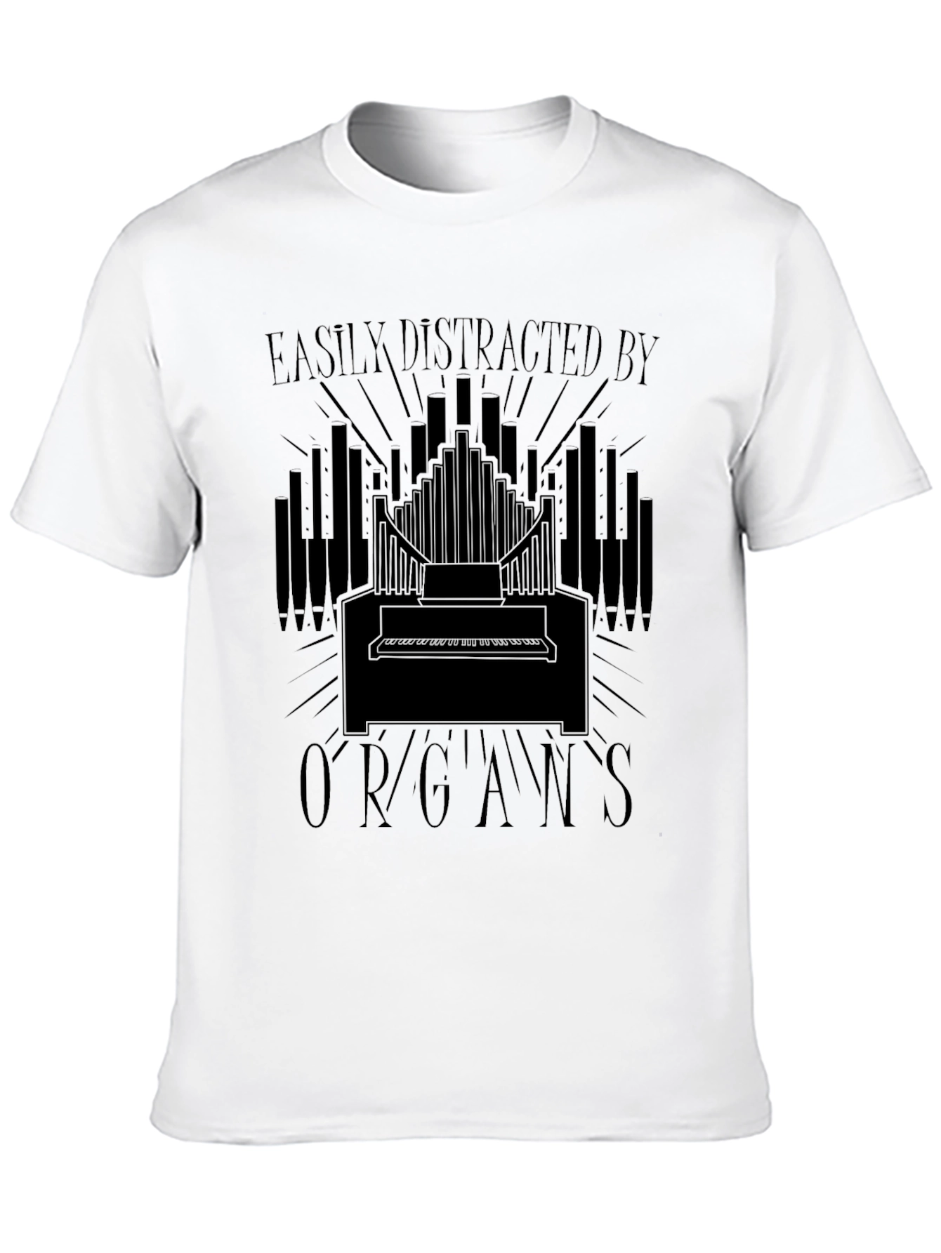 Easily Distracted By Organs T-Shirt