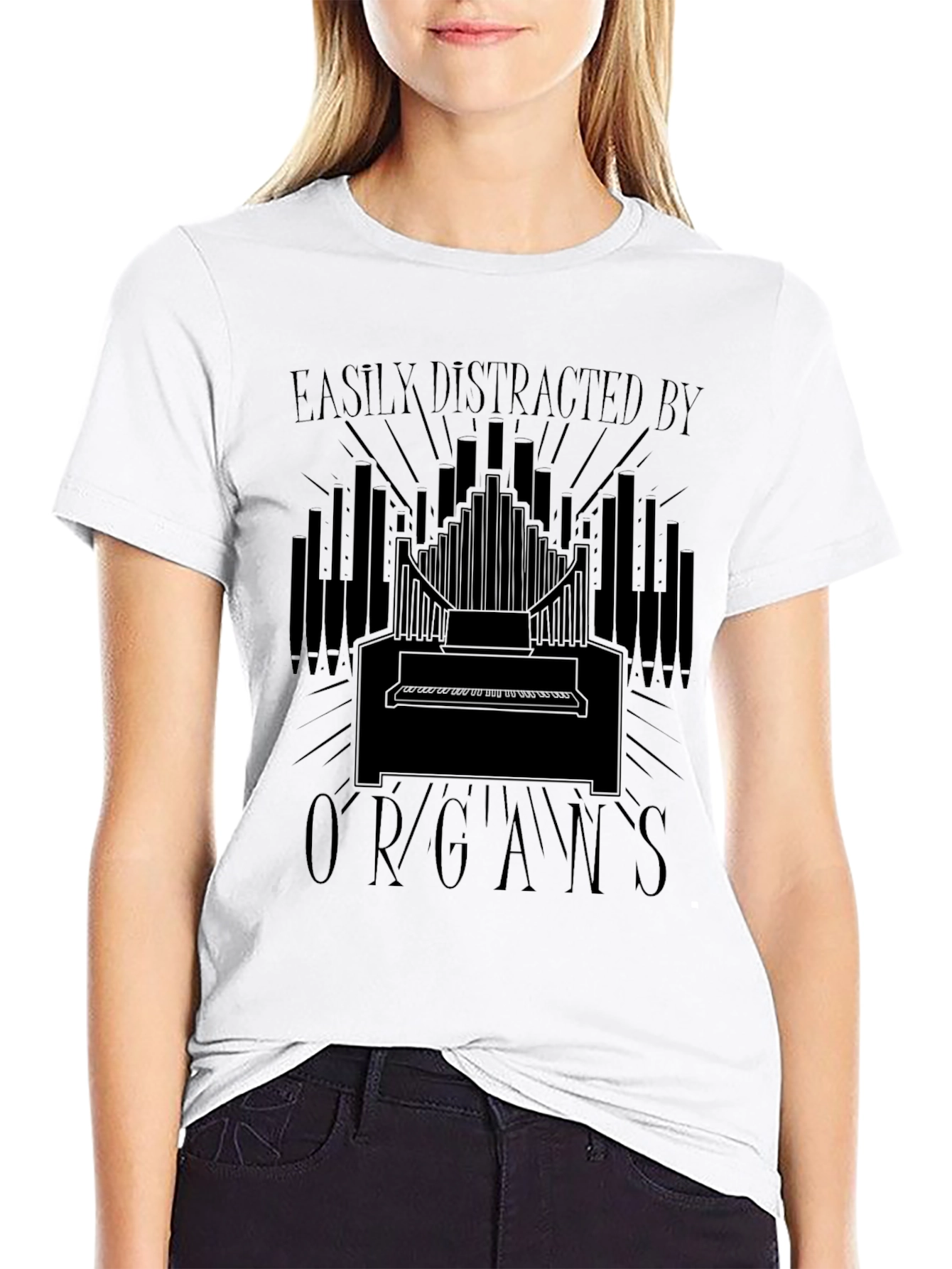 Easily Distracted By Organs T-Shirt