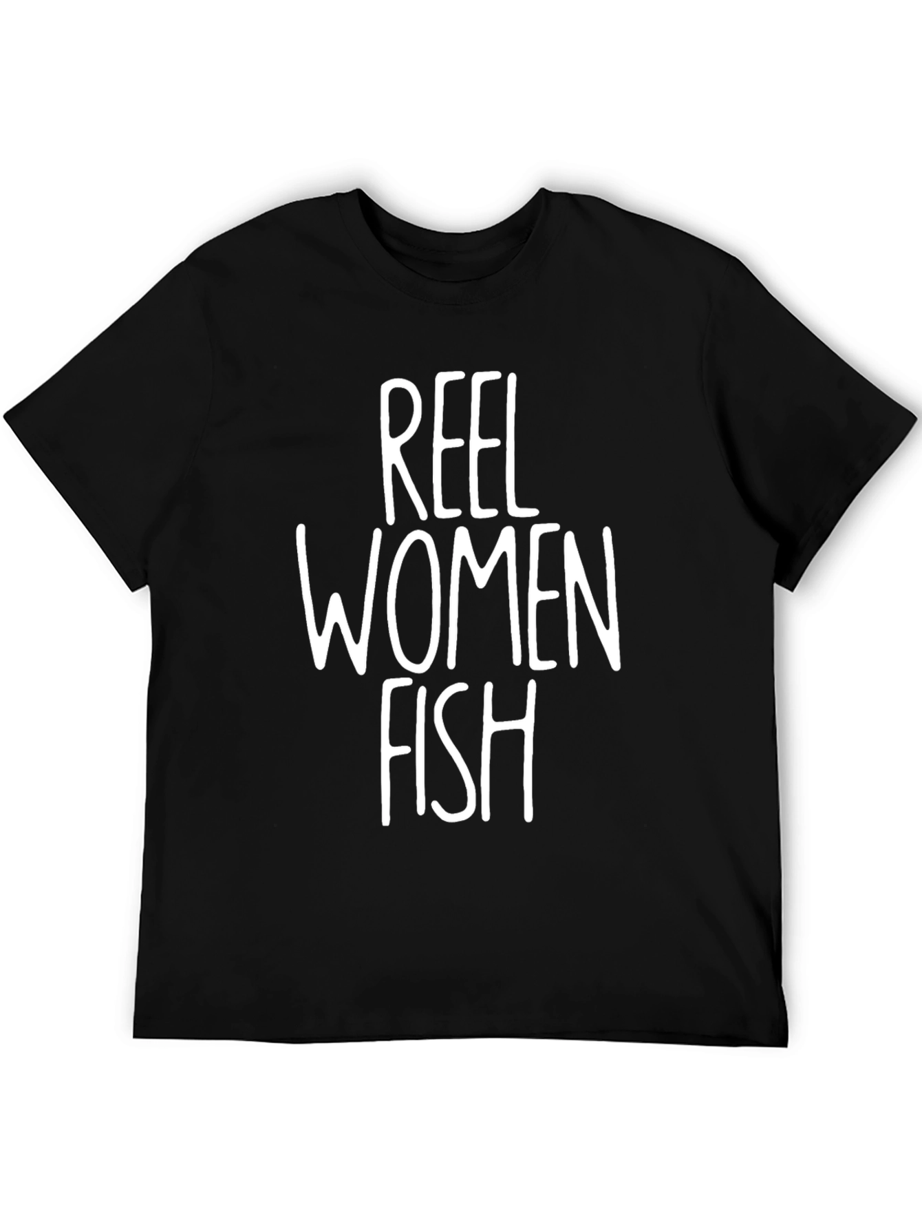 Reel Women Fish Graphic T-Shirt - Black