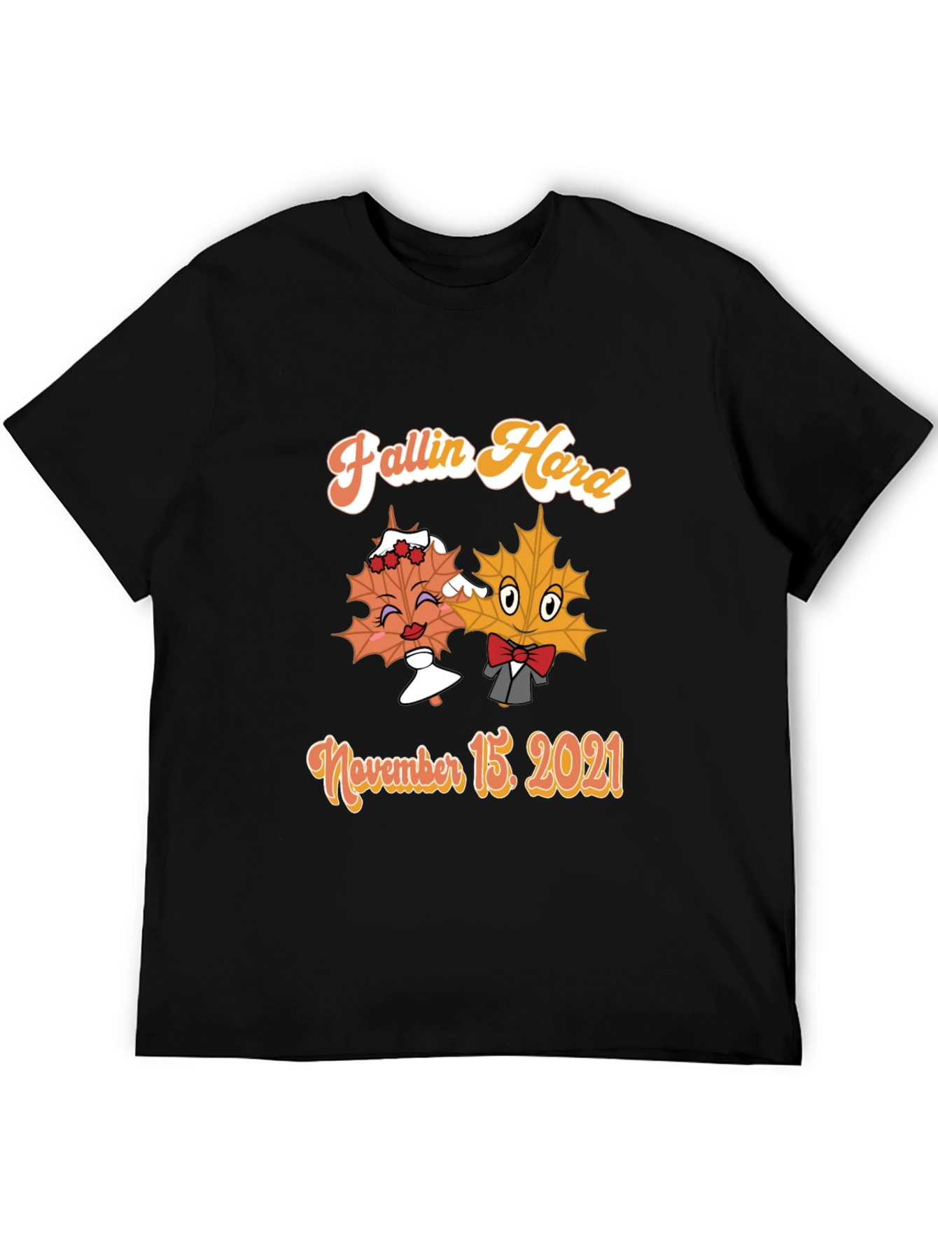 Fallin Hard T-Shirt November 15 2021 Maple Leaf Couple