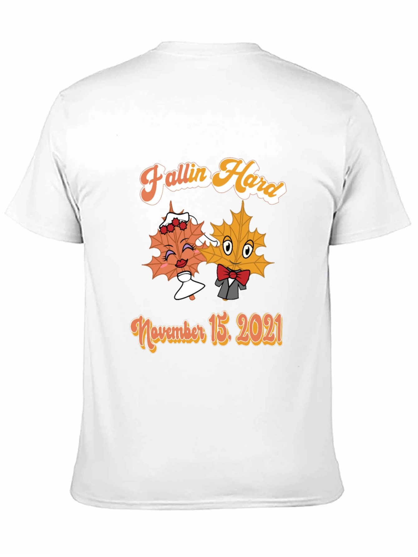 Fallin Hard T-Shirt November 15 2021 Maple Leaf Couple