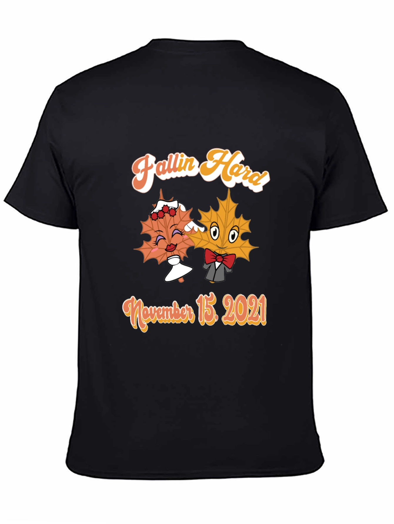 Fallin Hard T-Shirt November 15 2021 Maple Leaf Couple