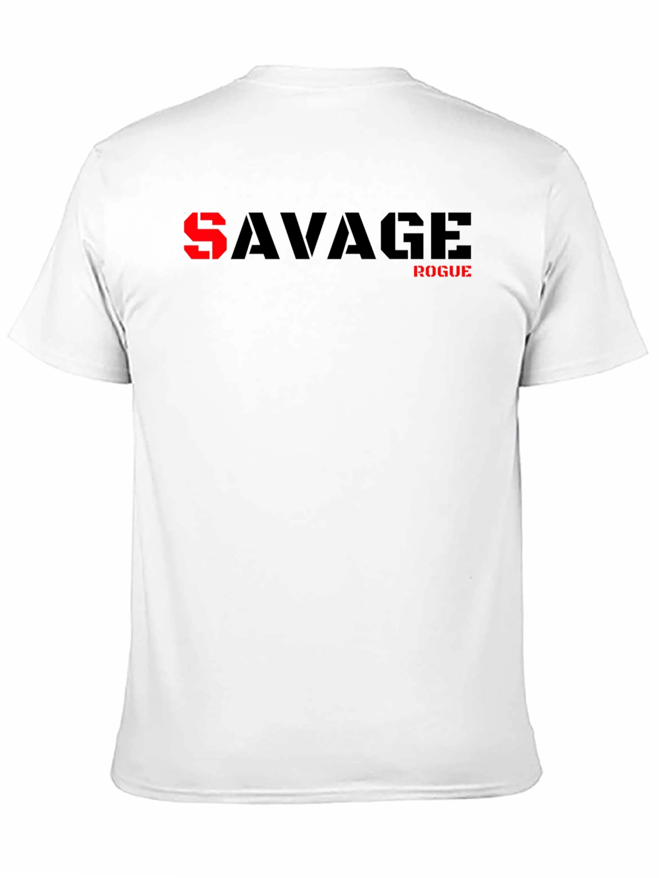 Savage Rogue Graphic Print Black T-Shirt