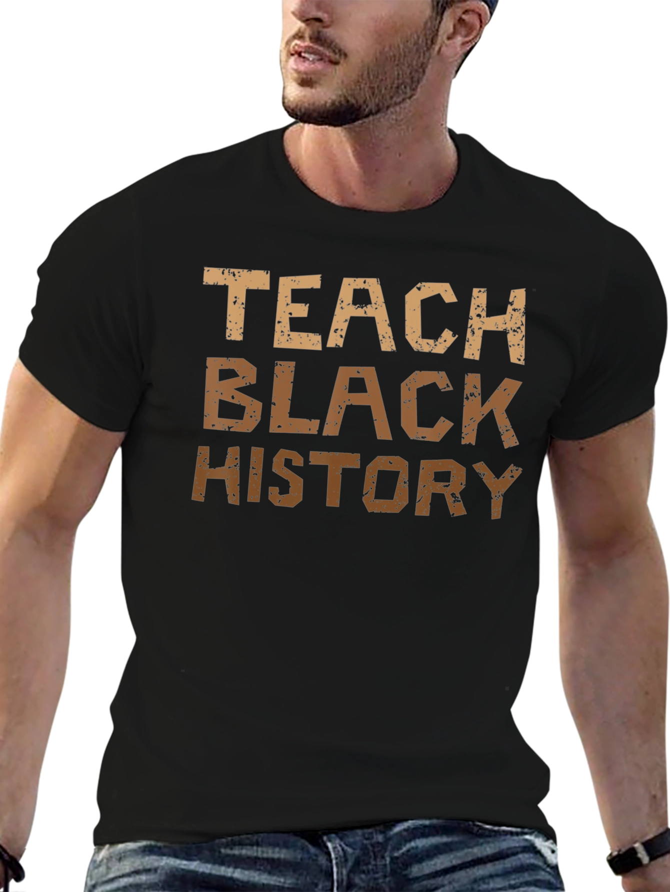 Teach Black History T-Shirt - Black Pride