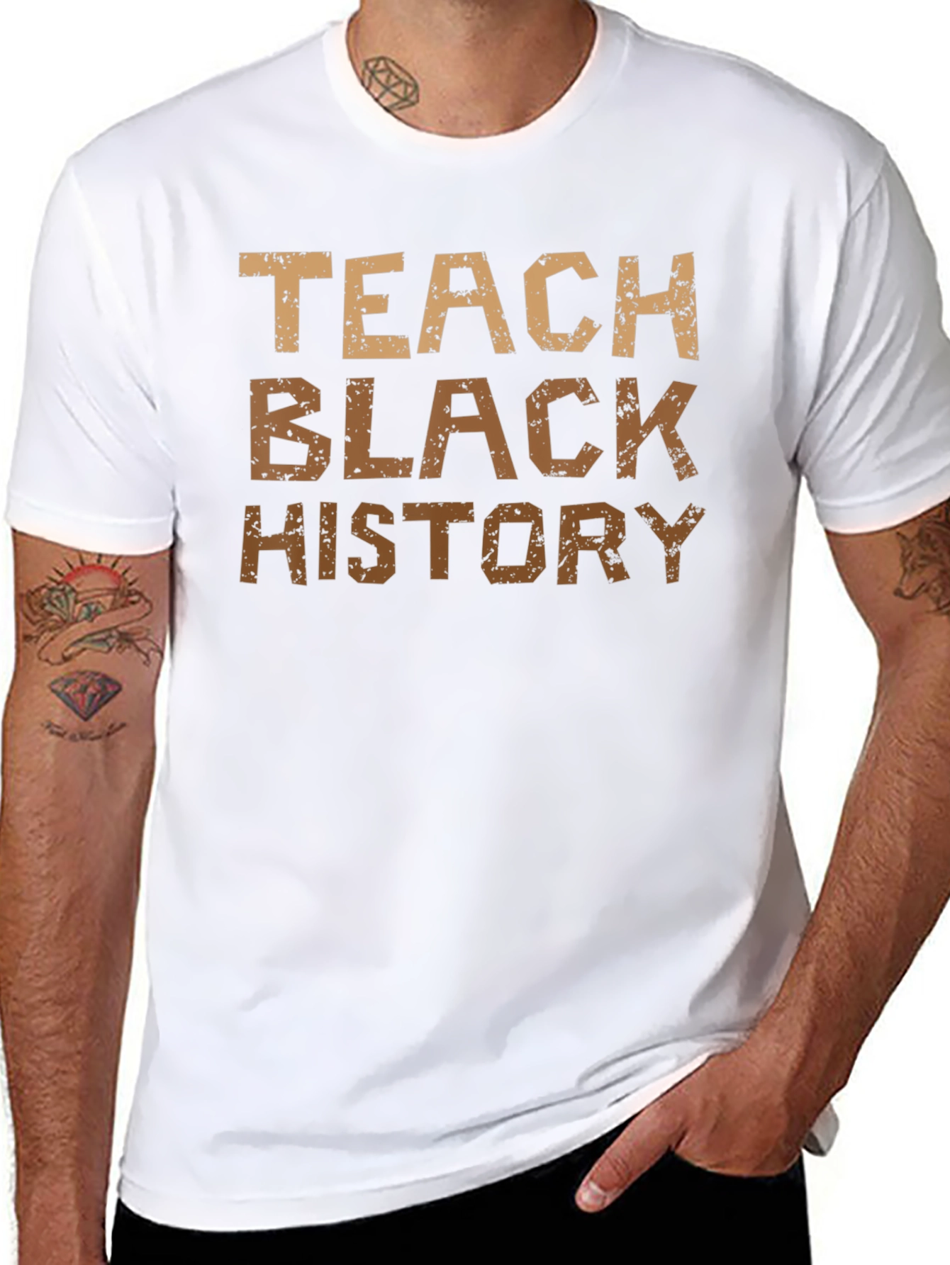 Teach Black History T-Shirt - Black Pride