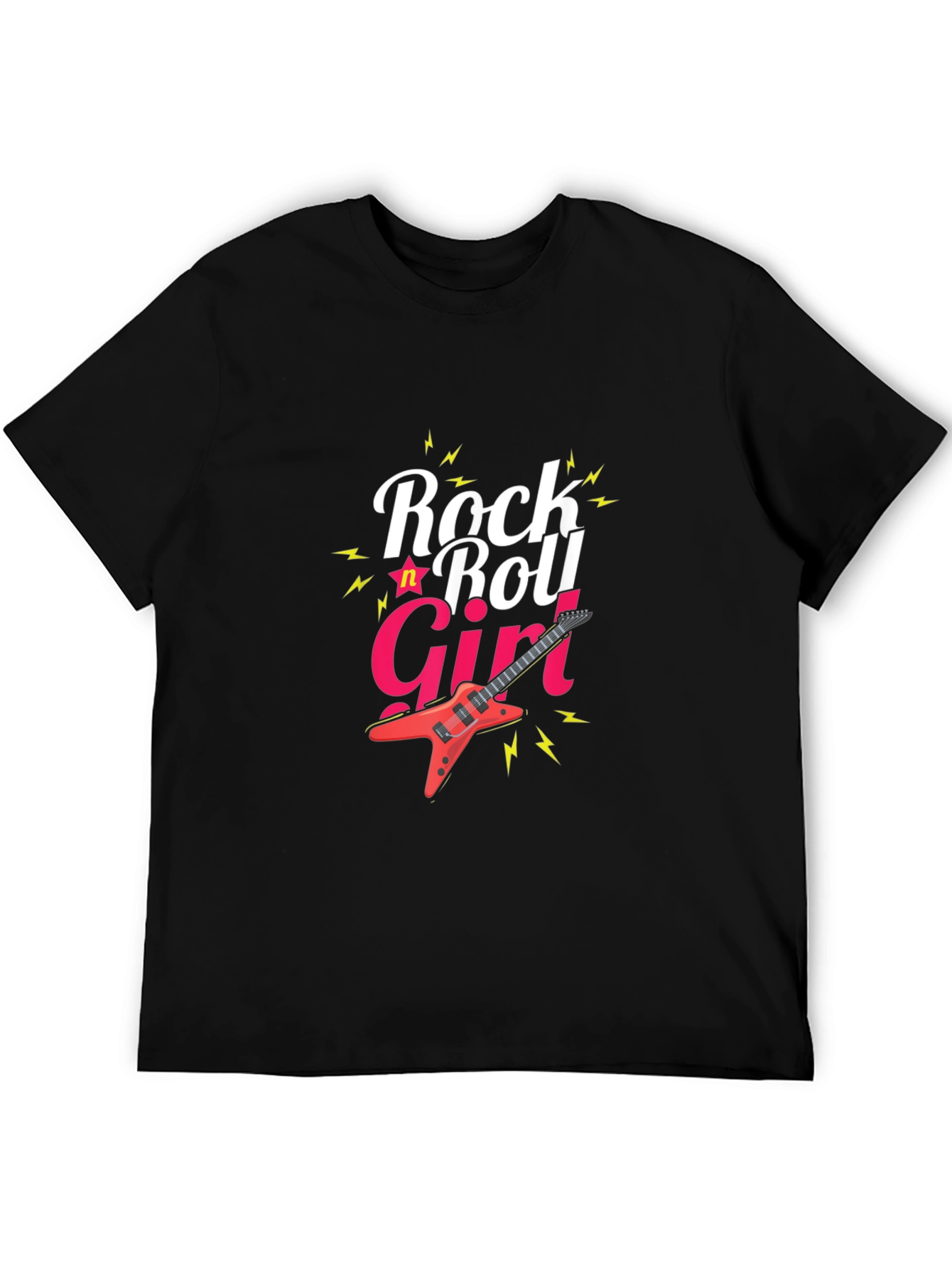 Rock n Roll Girl Tee - Stylish Graphic T-Shirt