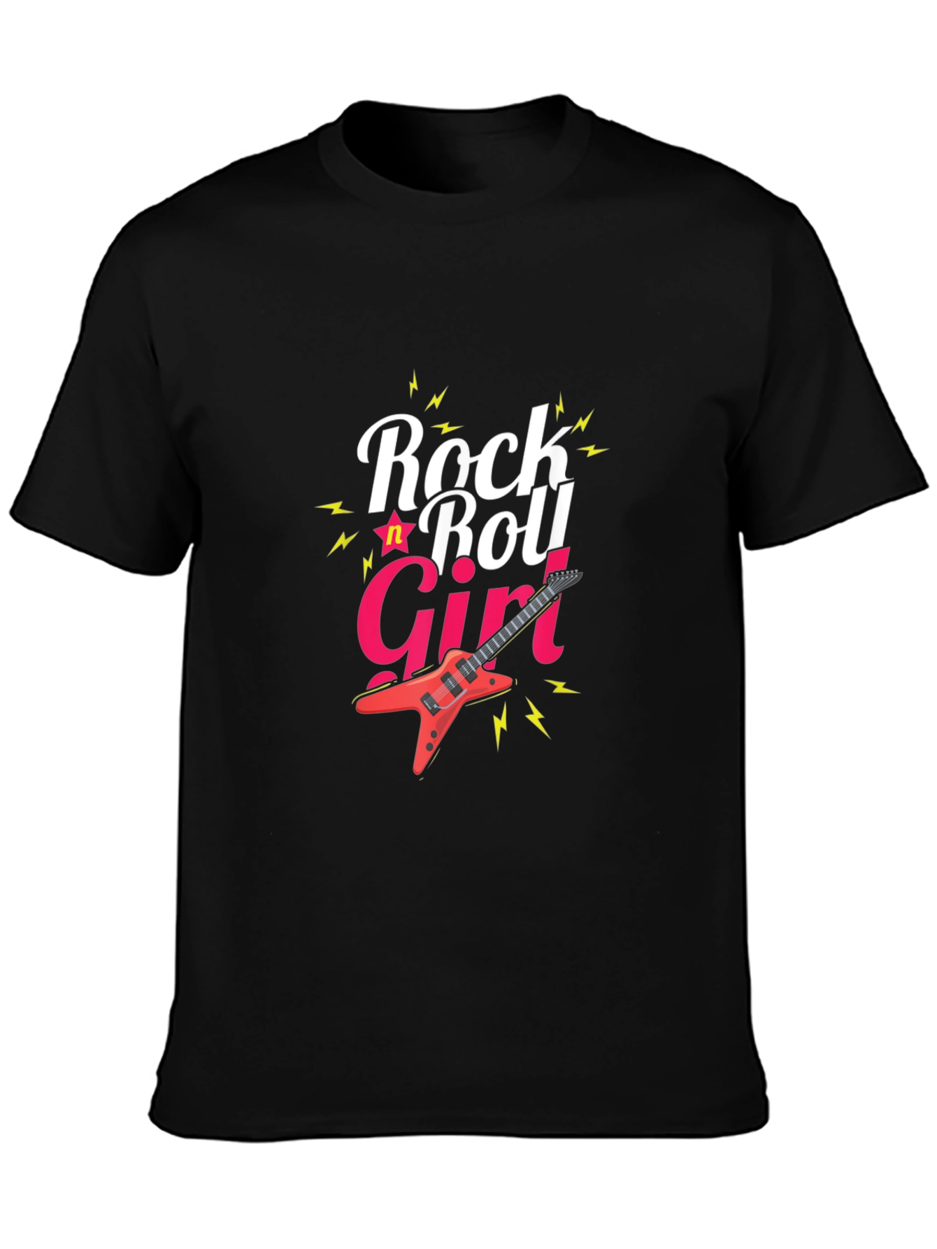 Rock n Roll Girl Tee - Stylish Graphic T-Shirt