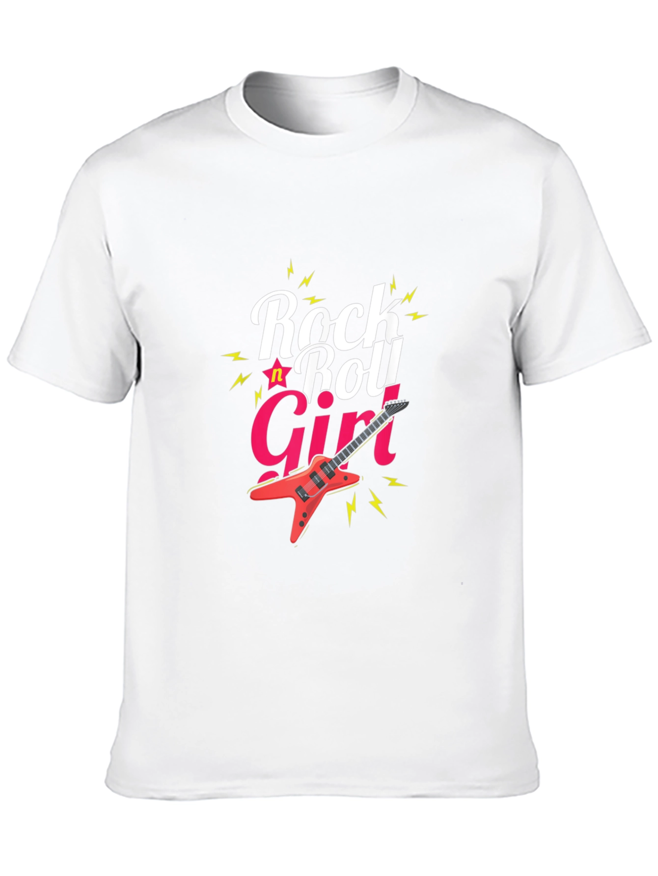 Rock n Roll Girl Tee - Stylish Graphic T-Shirt