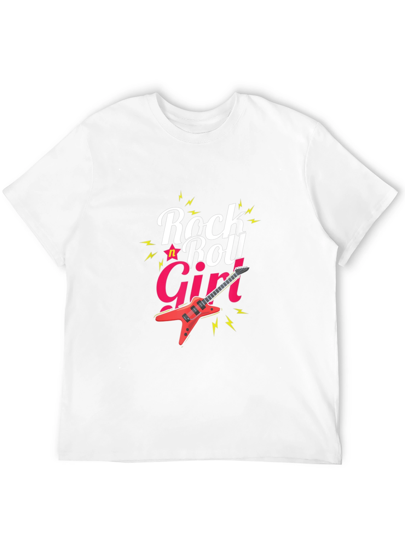 Rock n Roll Girl Tee - Stylish Graphic T-Shirt