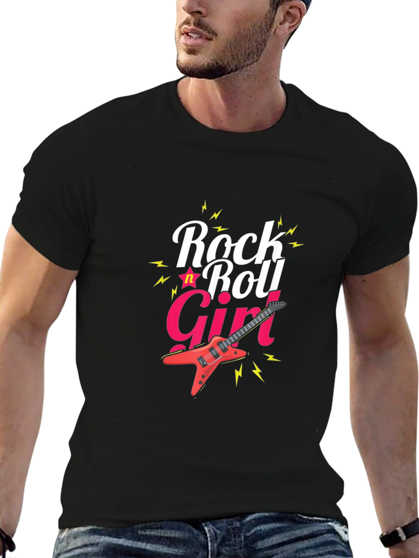 Rock n Roll Girl Tee - Stylish Graphic T-Shirt