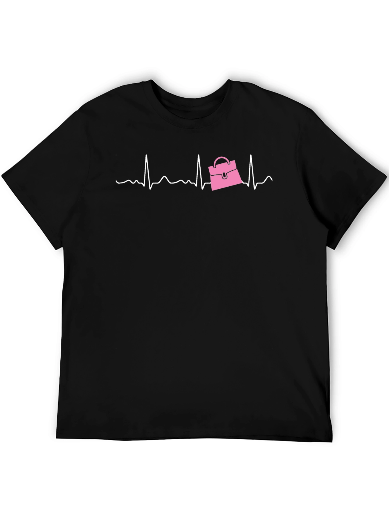 Fashion Lover Tee - Pink Purse Heartbeat