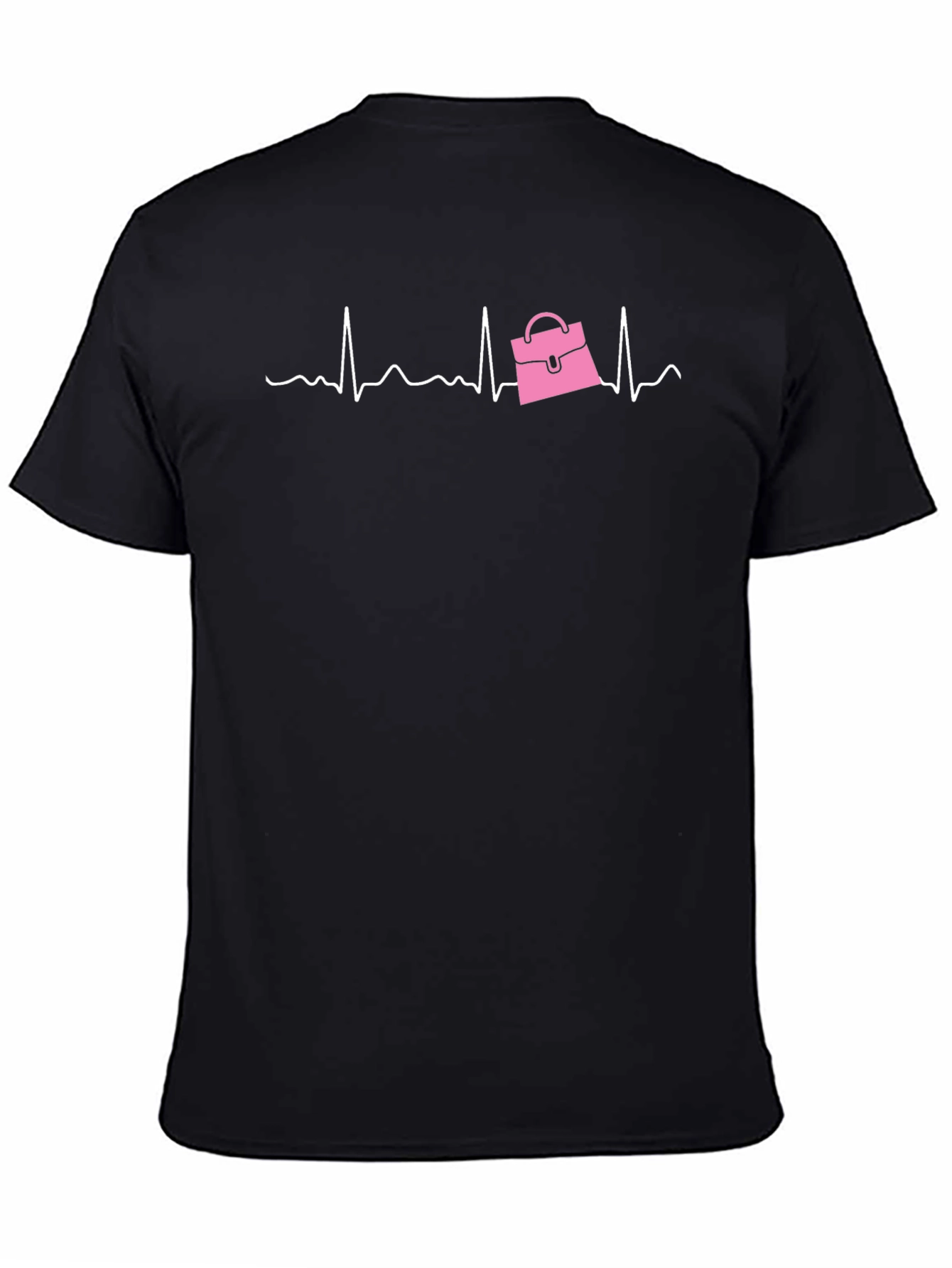 Fashion Lover Tee - Pink Purse Heartbeat