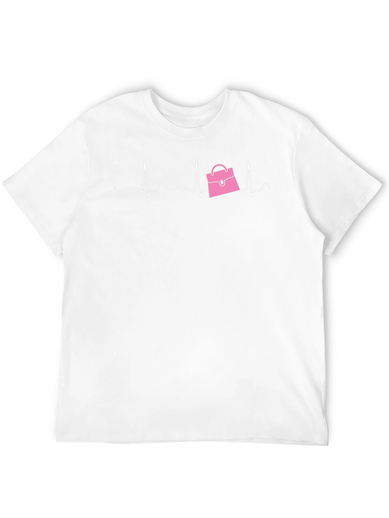 Fashion Lover Tee - Pink Purse Heartbeat
