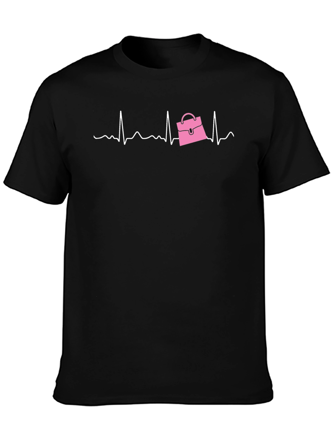 Fashion Lover Tee - Pink Purse Heartbeat