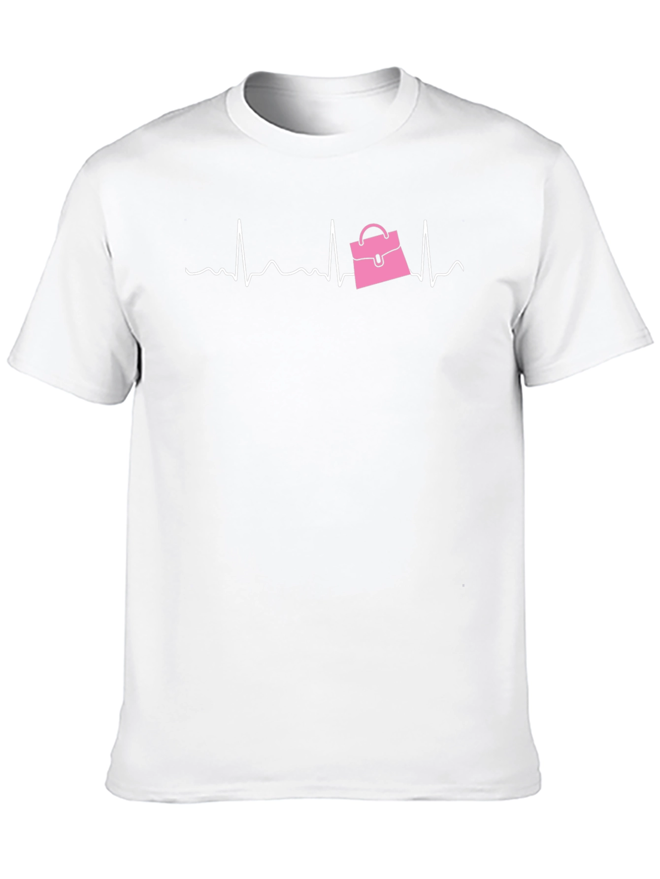 Fashion Lover Tee - Pink Purse Heartbeat