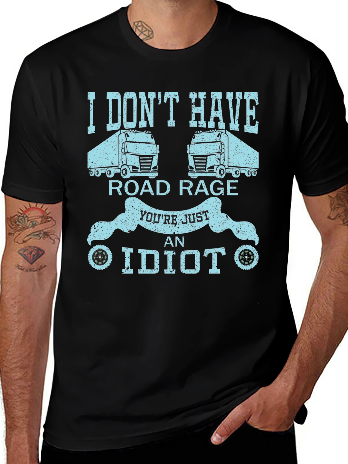 Road Rage T-Shirt: Funny Trucker Tee