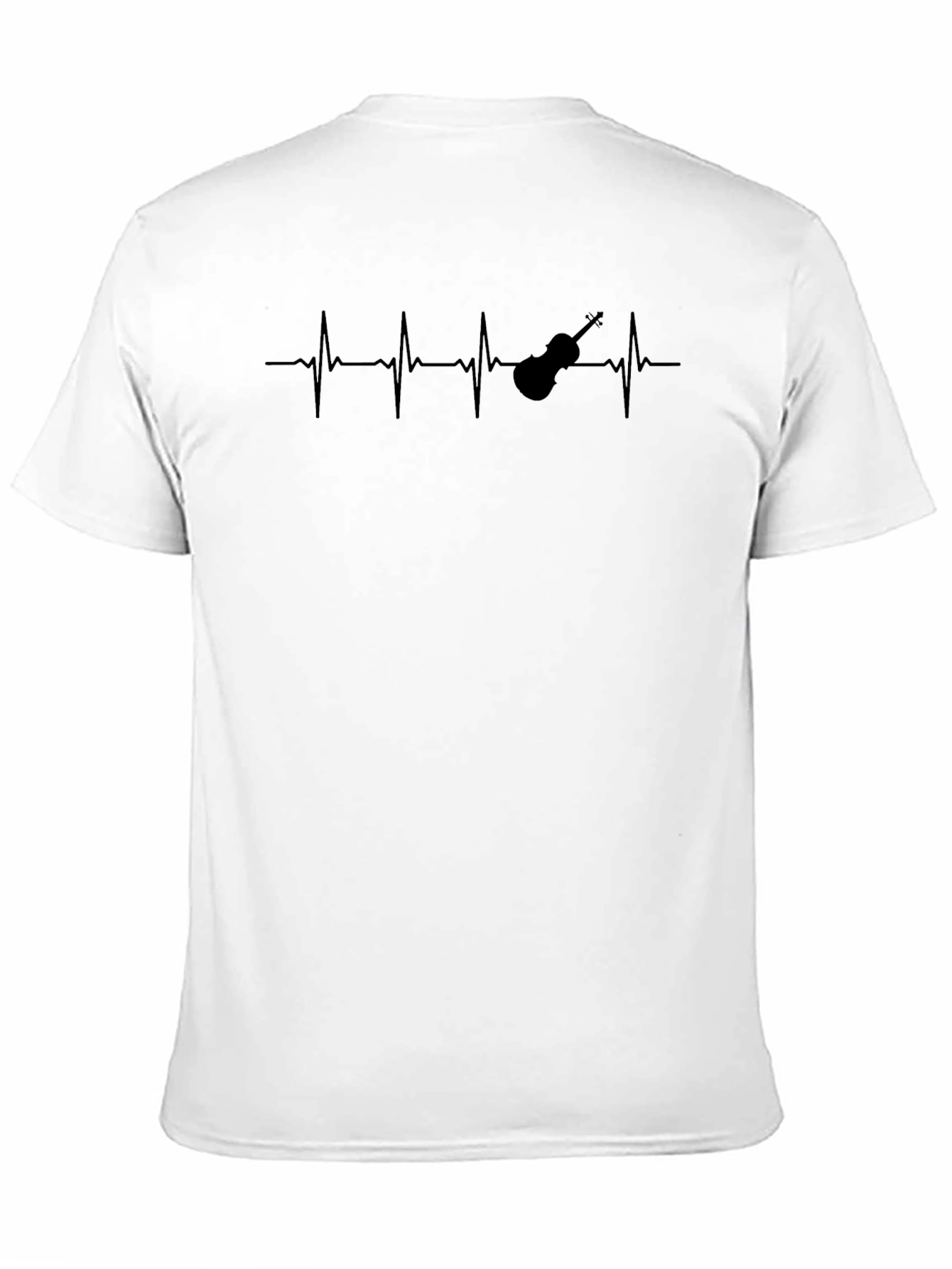 Violin Heartbeat T-Shirt - Music Lover Tee