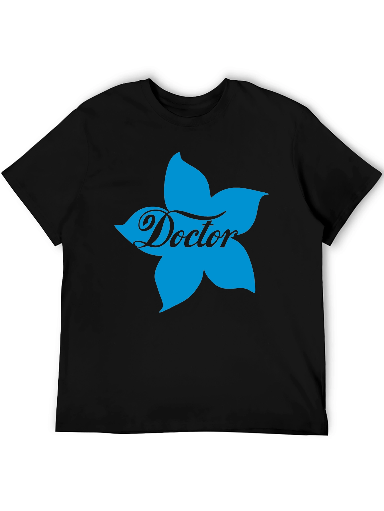 Doctor Flower Black T-Shirt