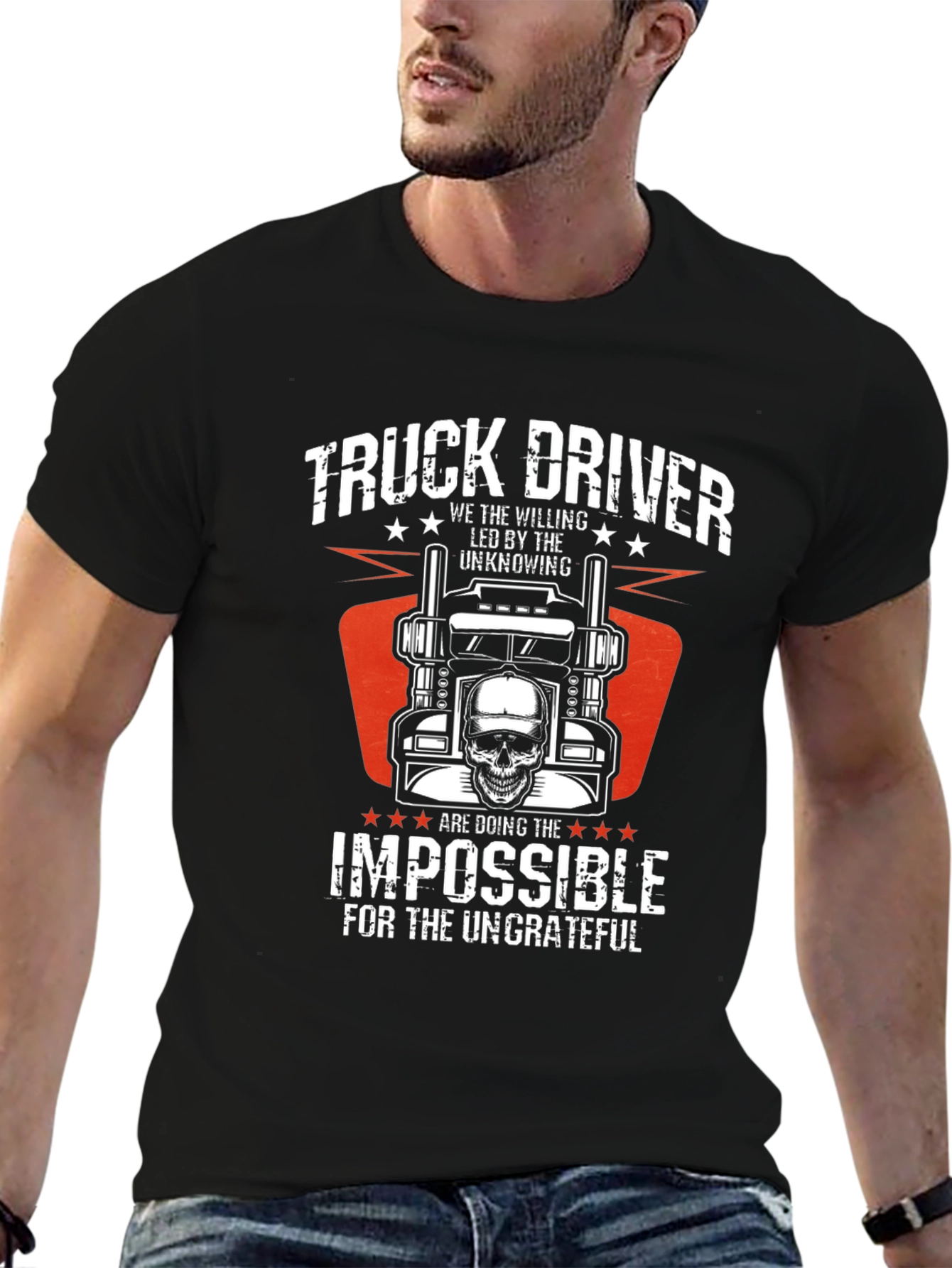 Truck Driver Impossible Graphic T-Shirt