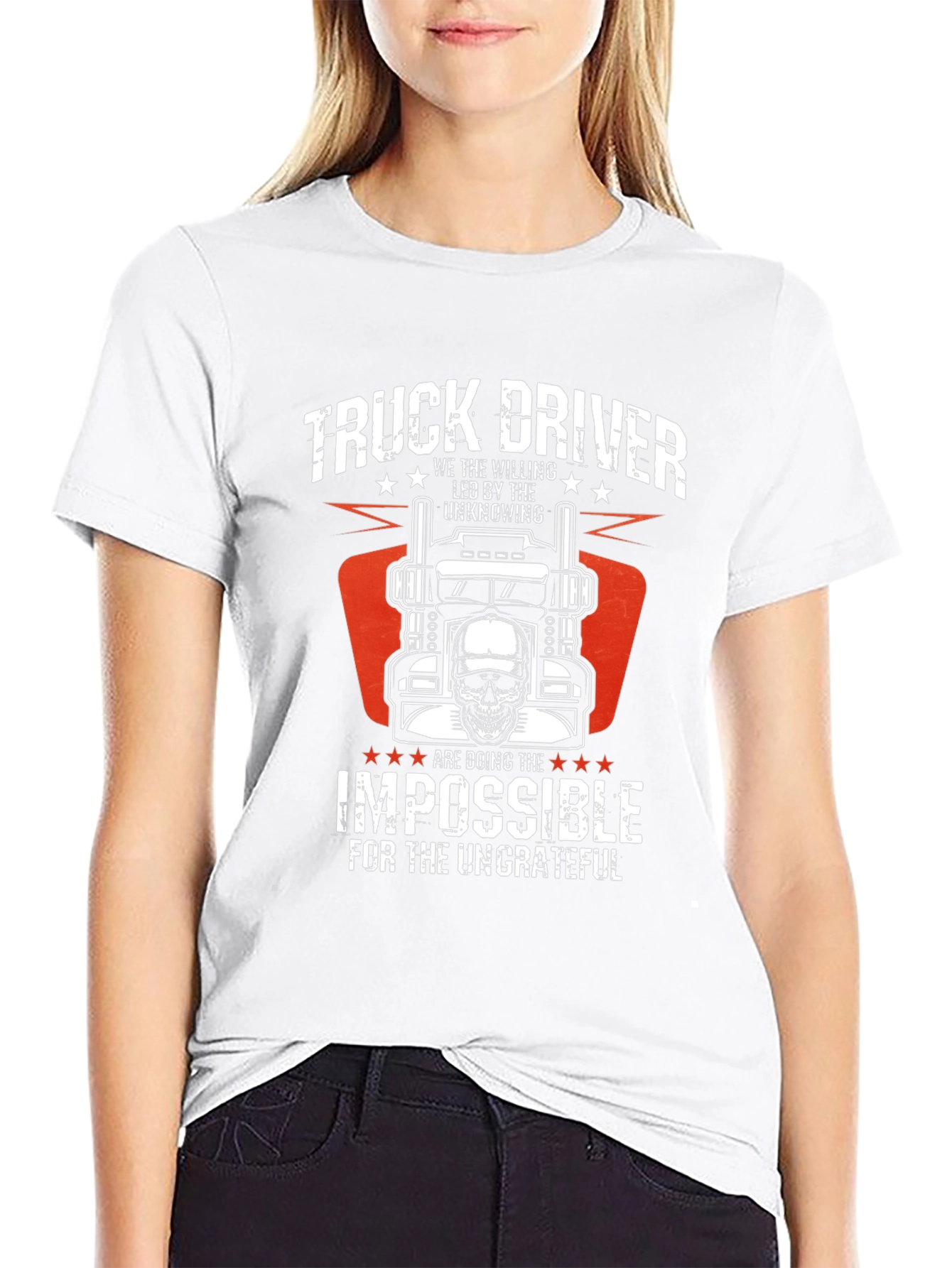 Truck Driver Impossible Graphic T-Shirt