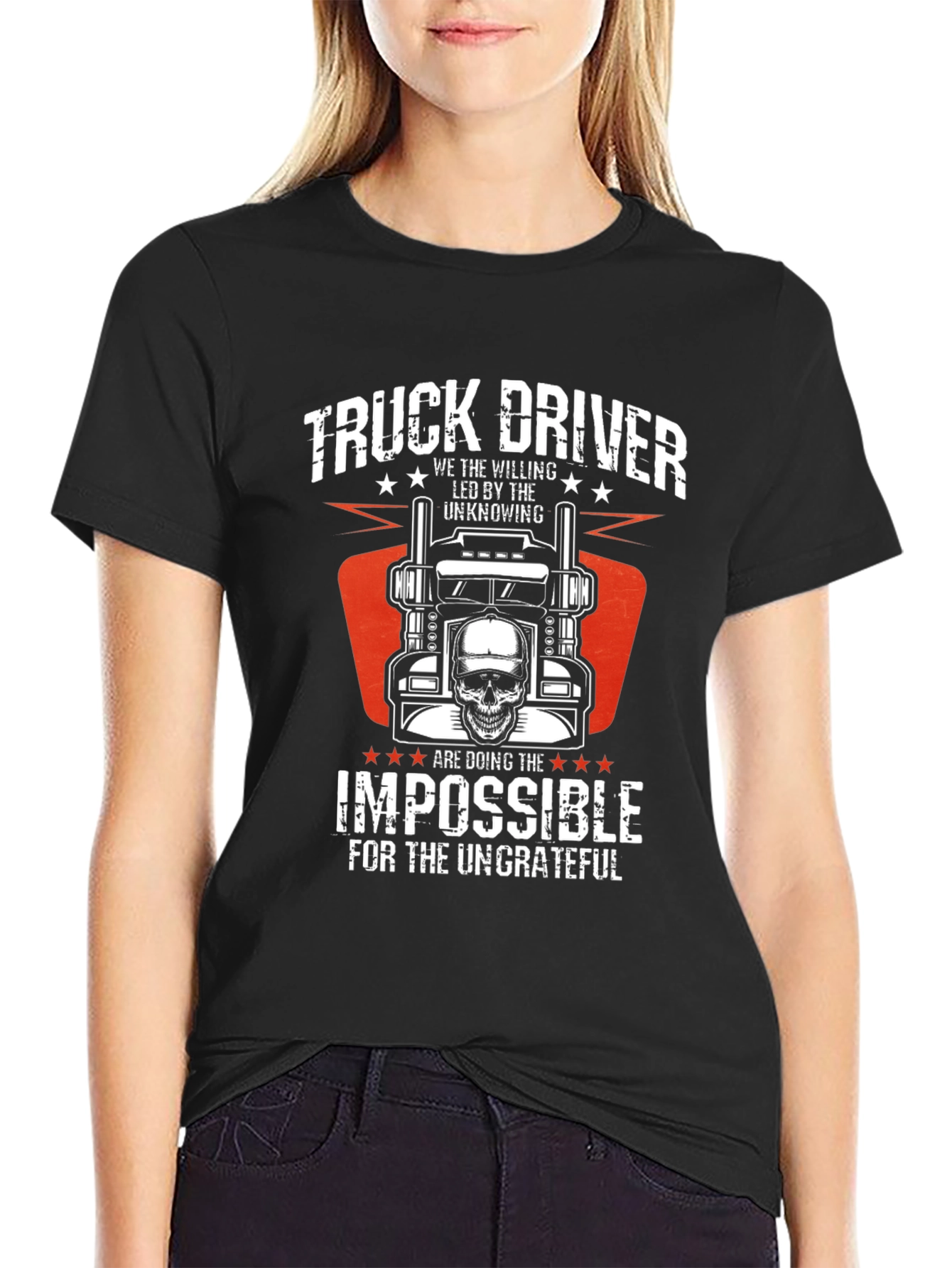 Truck Driver Impossible Graphic T-Shirt