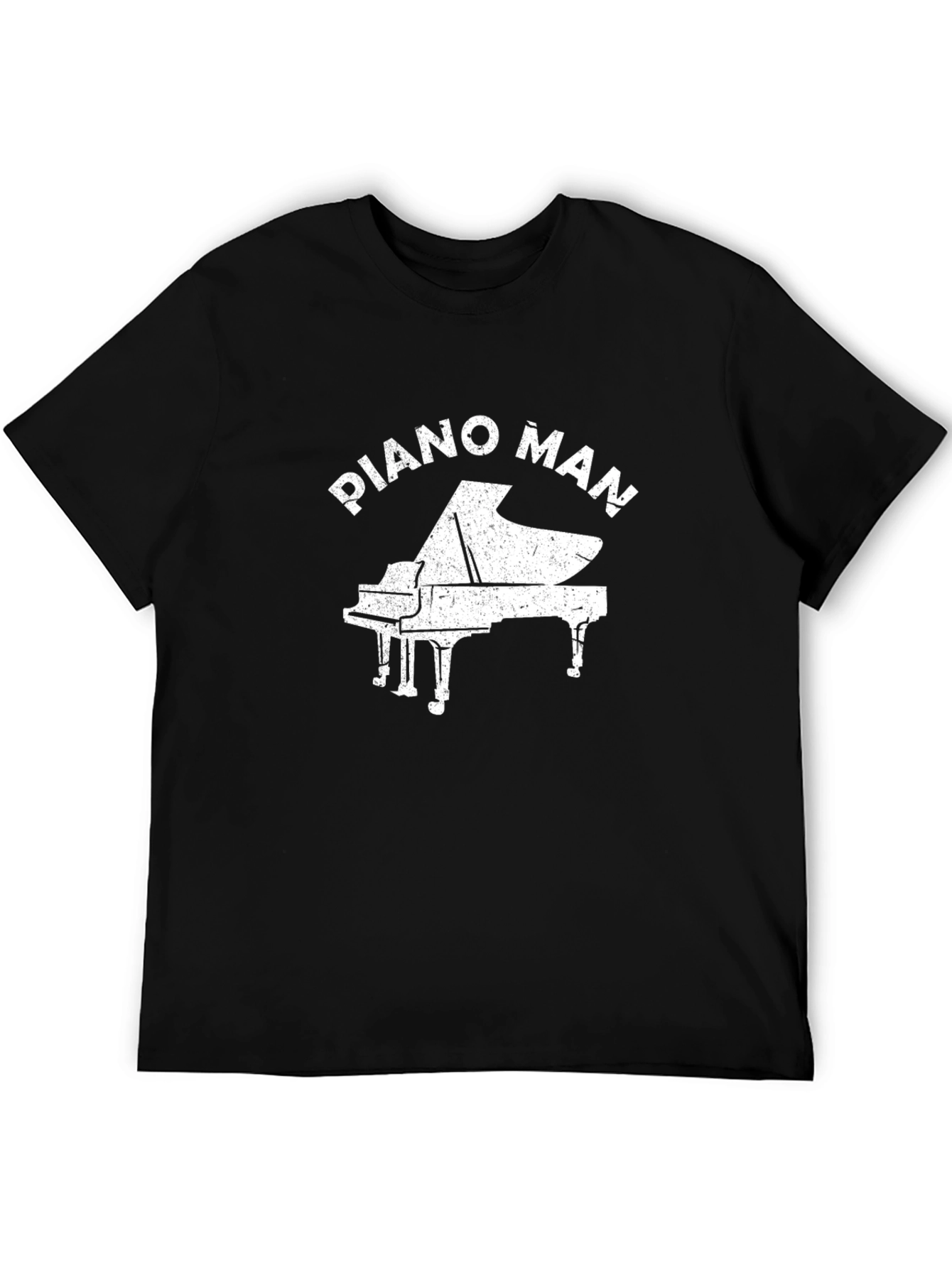 Piano Man Graphic Tee - Musician T-Shirt