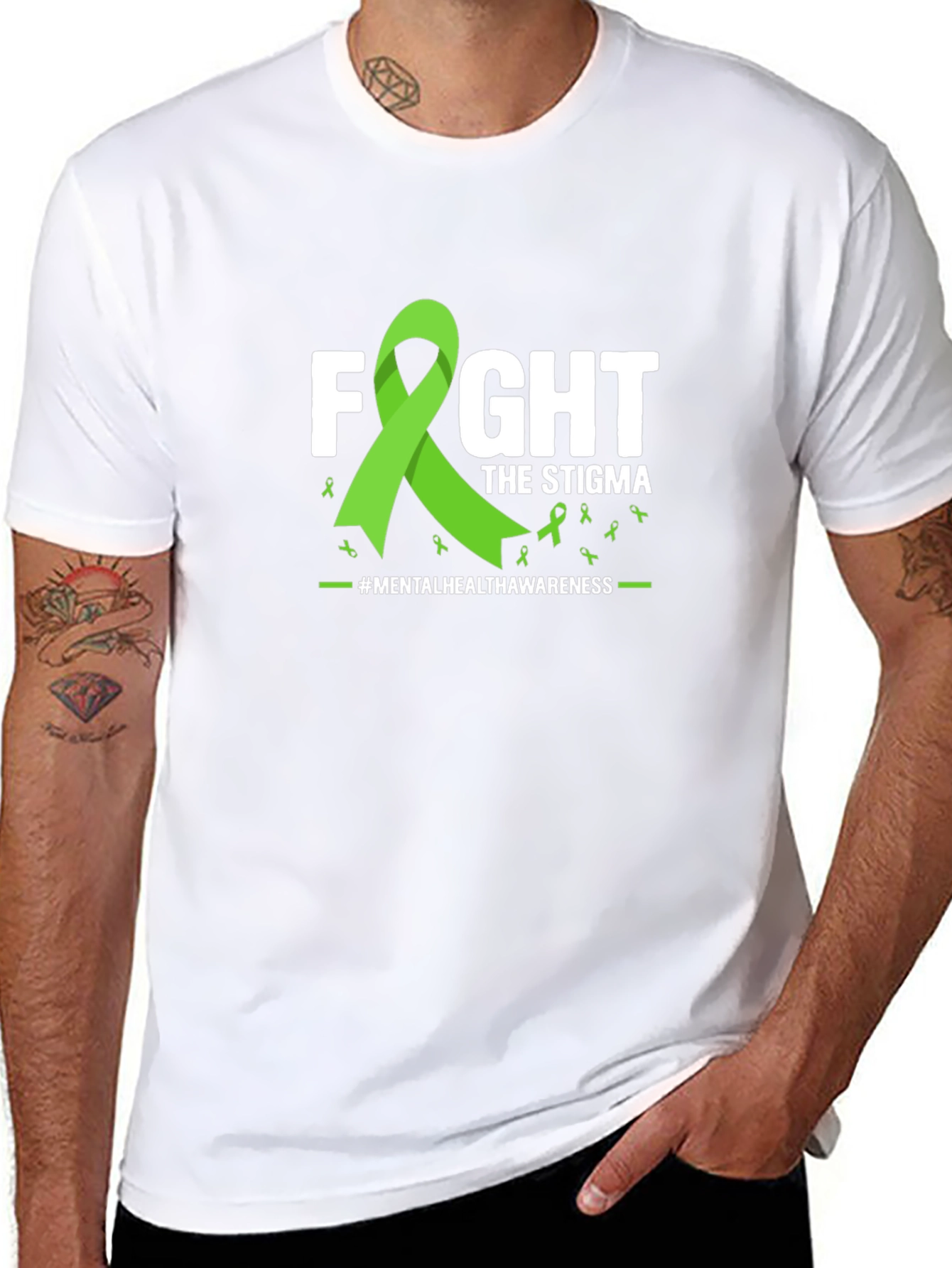 Fight the Stigma Mental Health Awareness T-Shirt