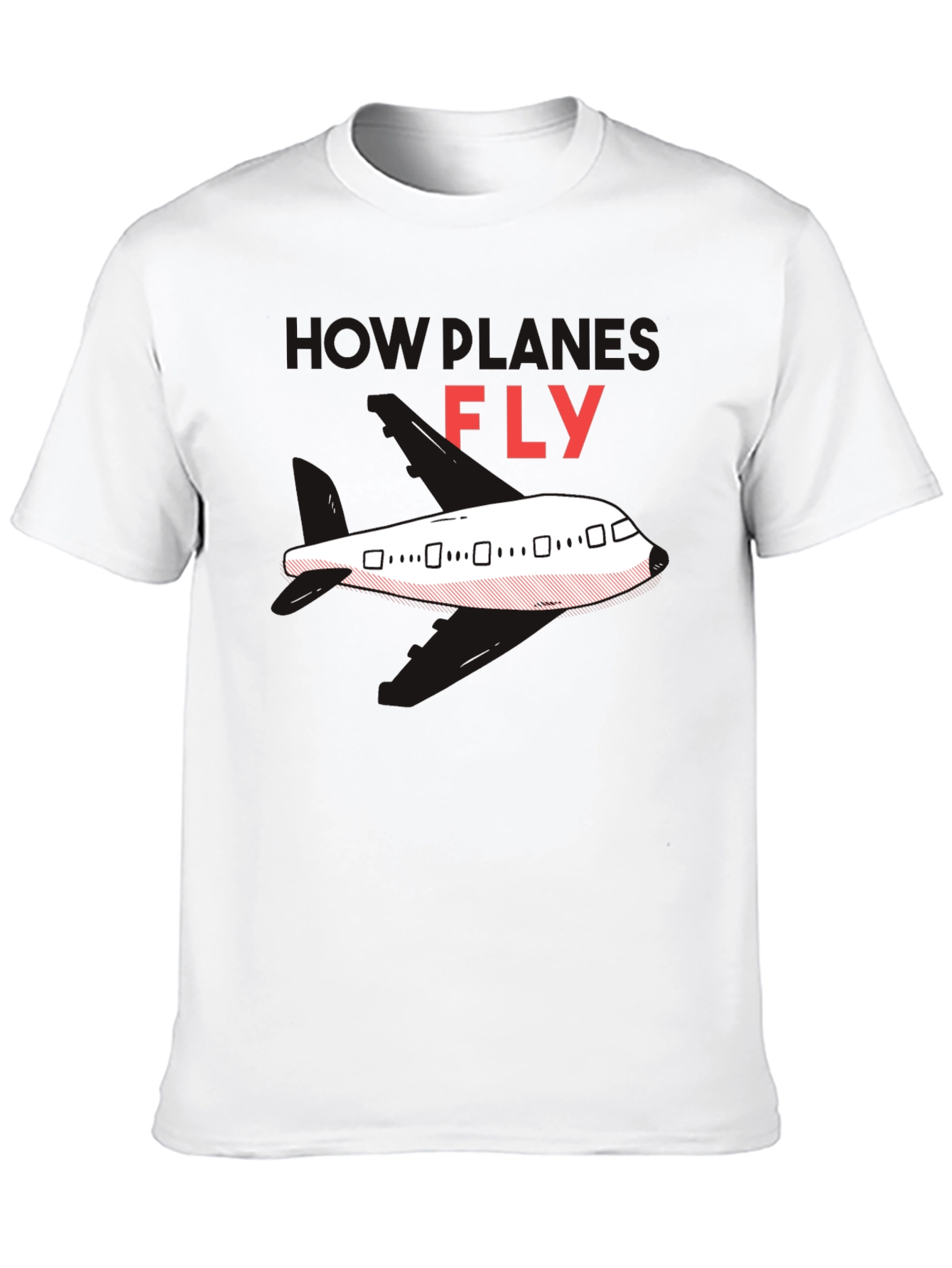Airlines Fly Black T-Shirt