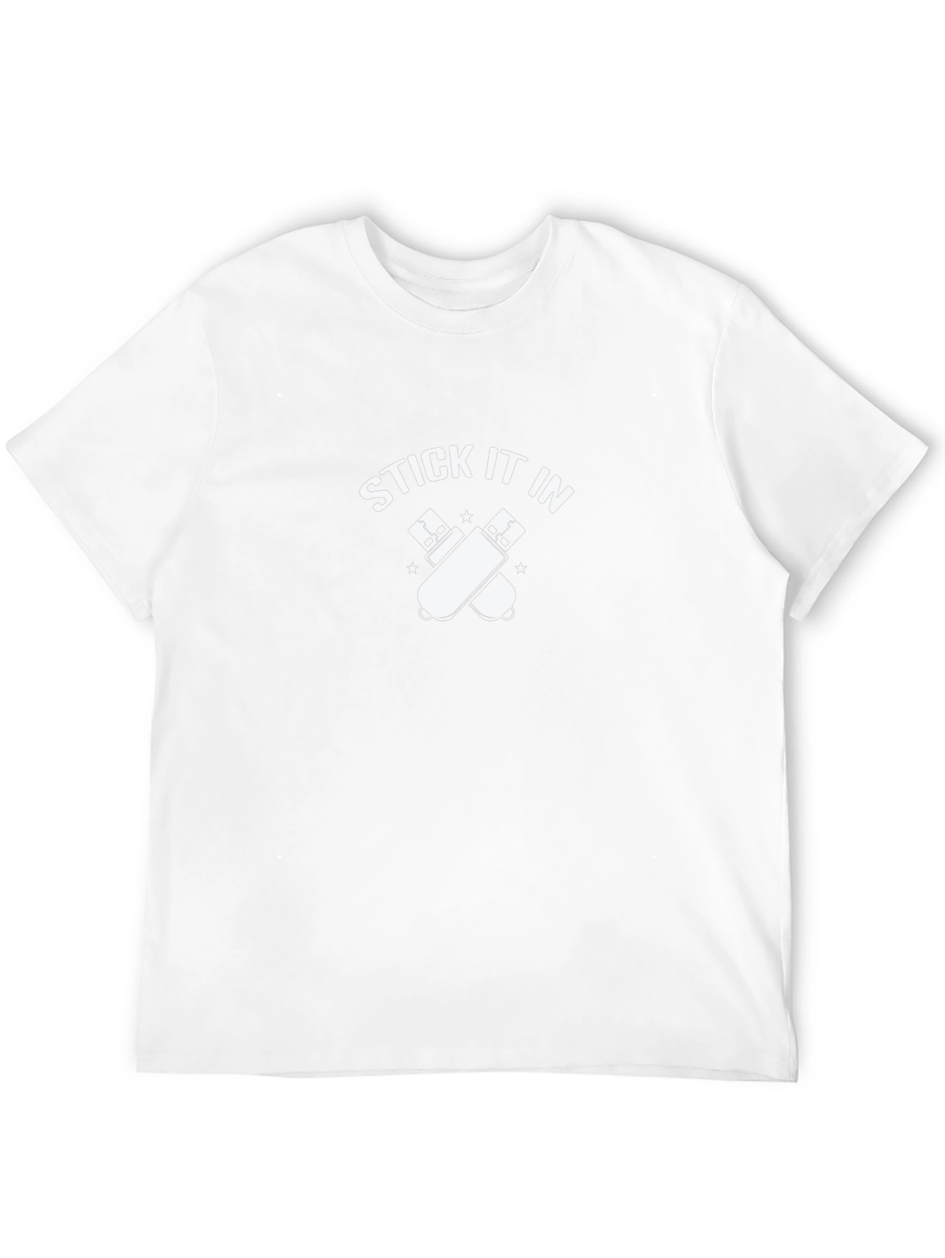 Stick It In USB Drive Novelty T-Shirt