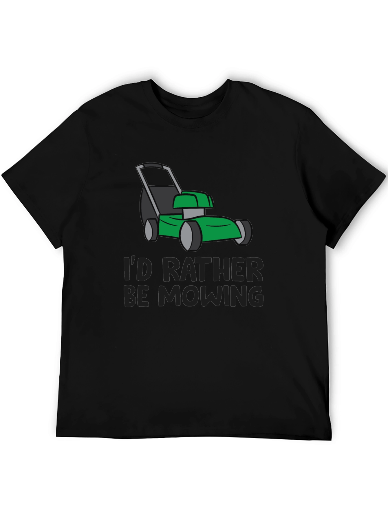 Id Rather Be Mowing Graphic Tee