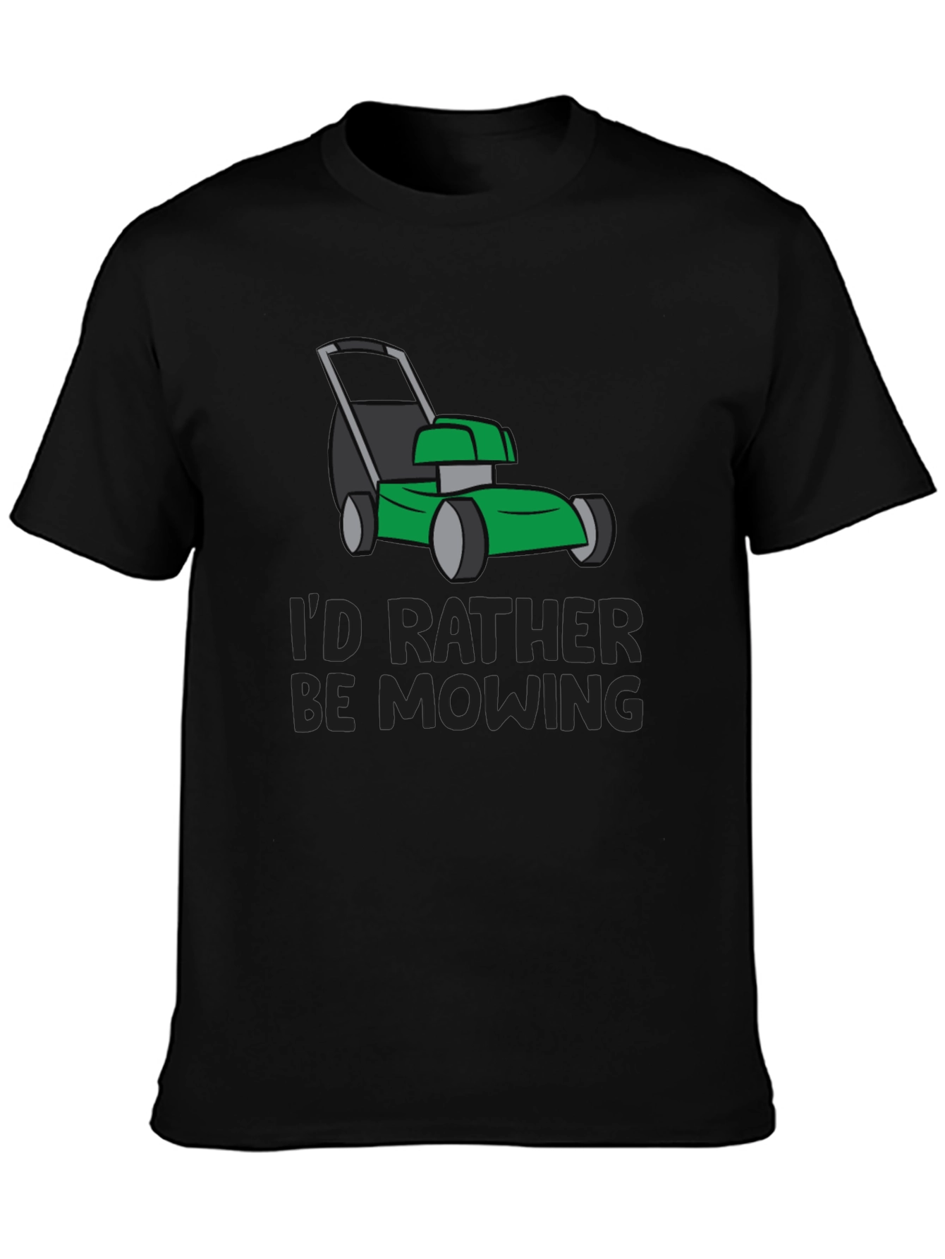 Id Rather Be Mowing Graphic Tee