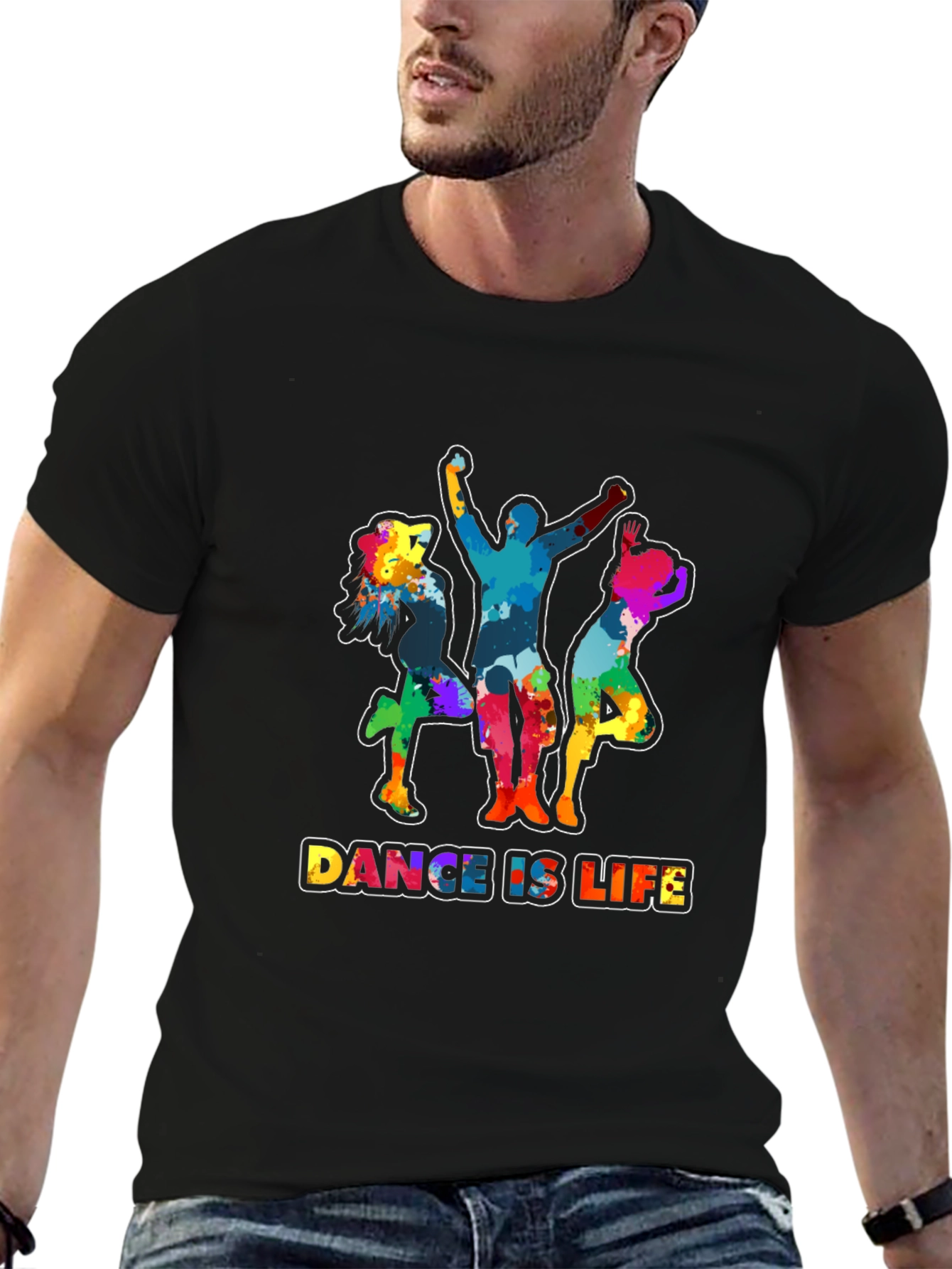 Dance Is Life Graphic Tee - Black T-Shirt