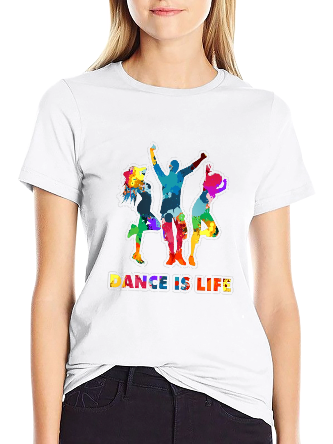 Dance Is Life Graphic Tee - Black T-Shirt