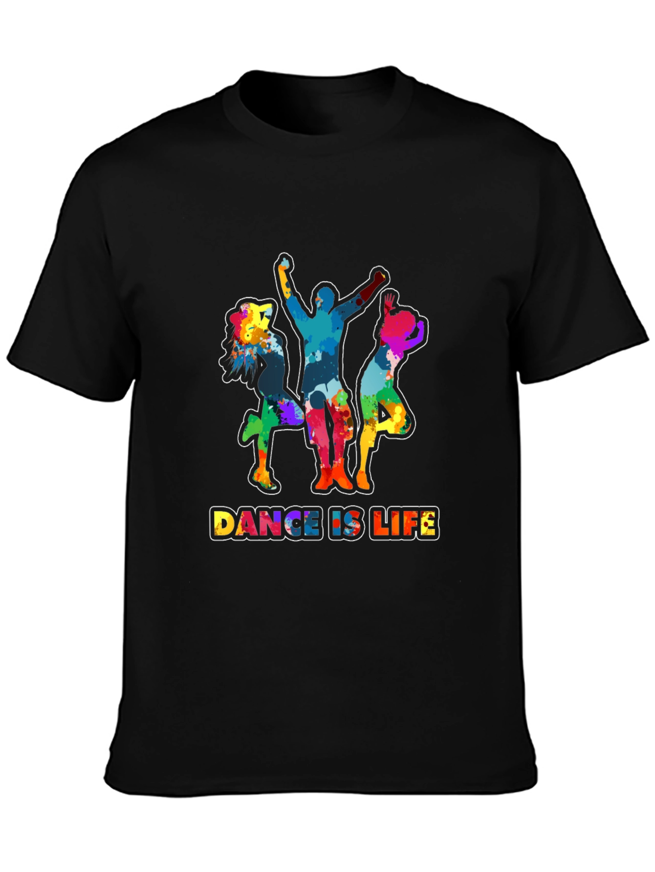 Dance Is Life Graphic Tee - Black T-Shirt