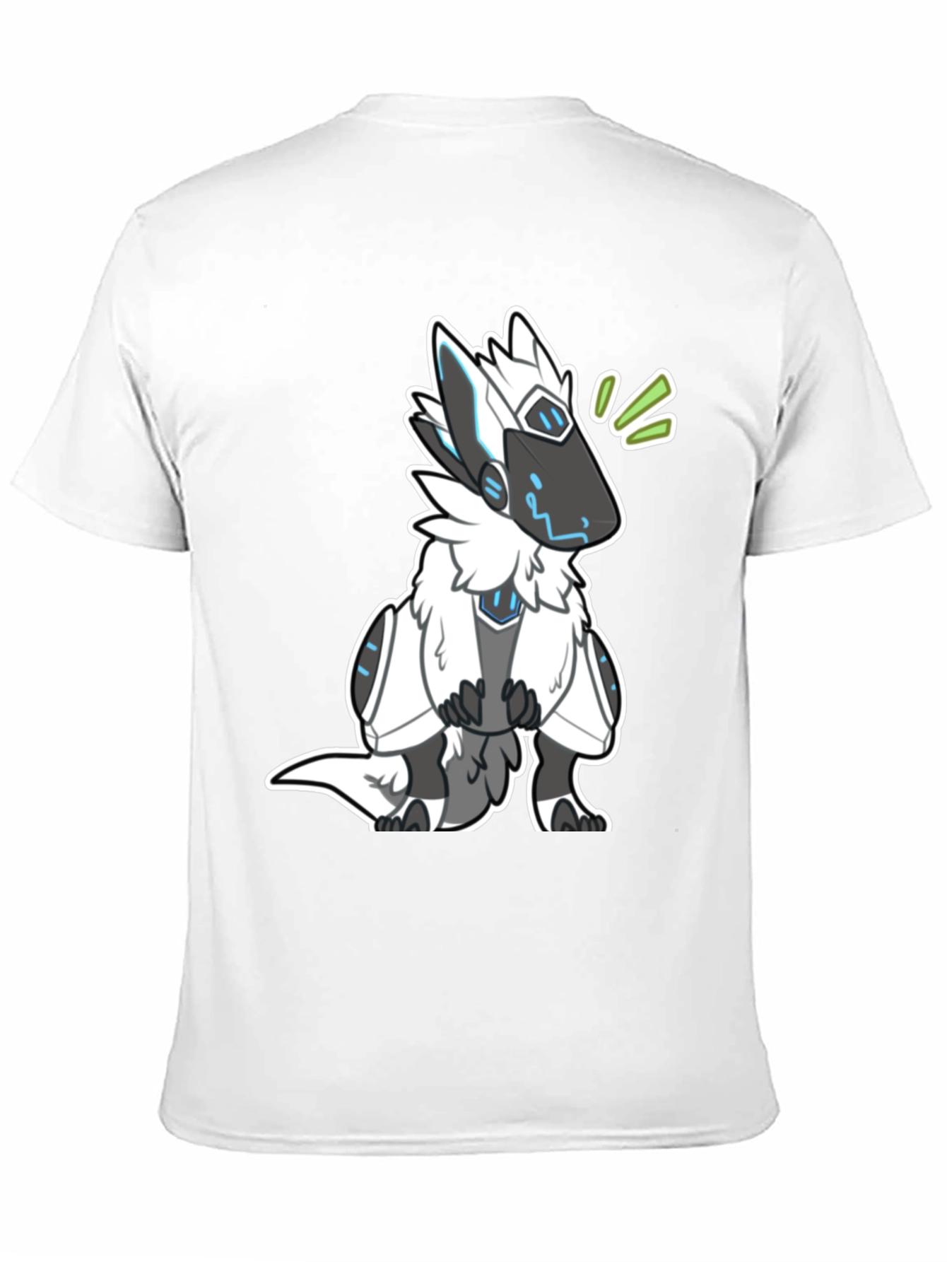 Protogen Furry T-Shirt - Black