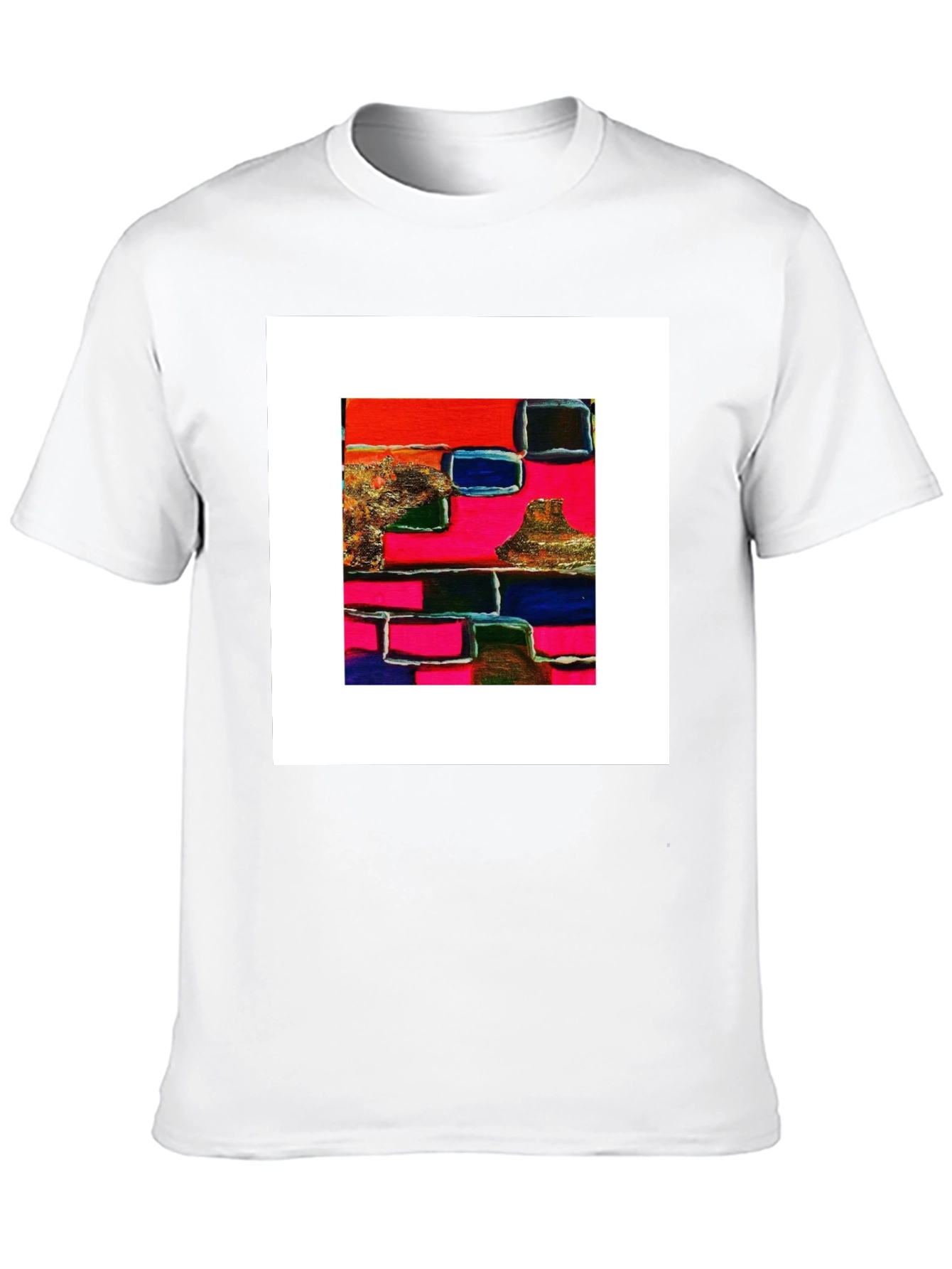 Abstract Art Graphic Tee - Modern Style