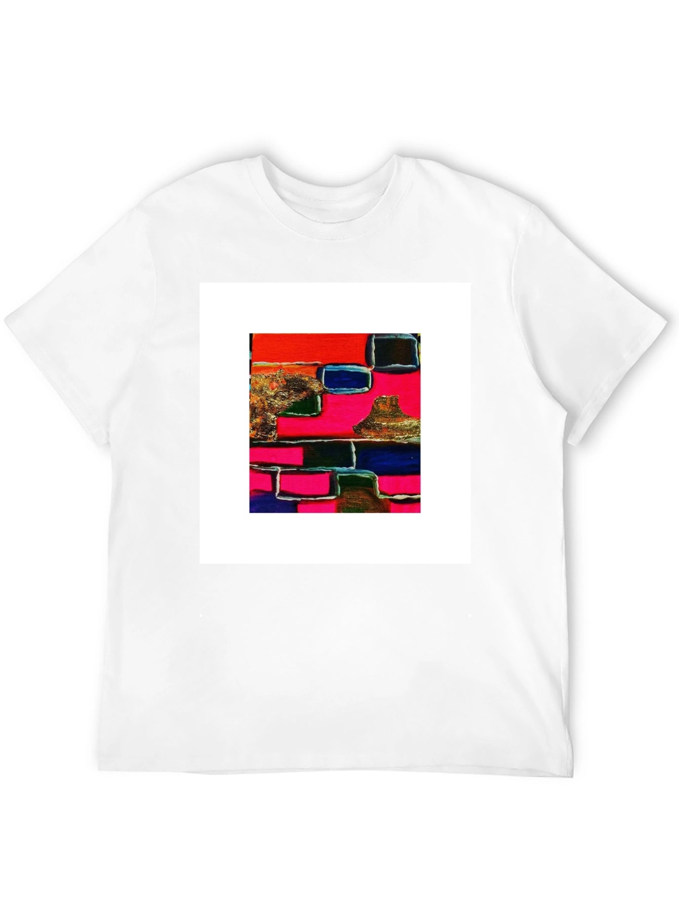 Abstract Art Graphic Tee - Modern Style