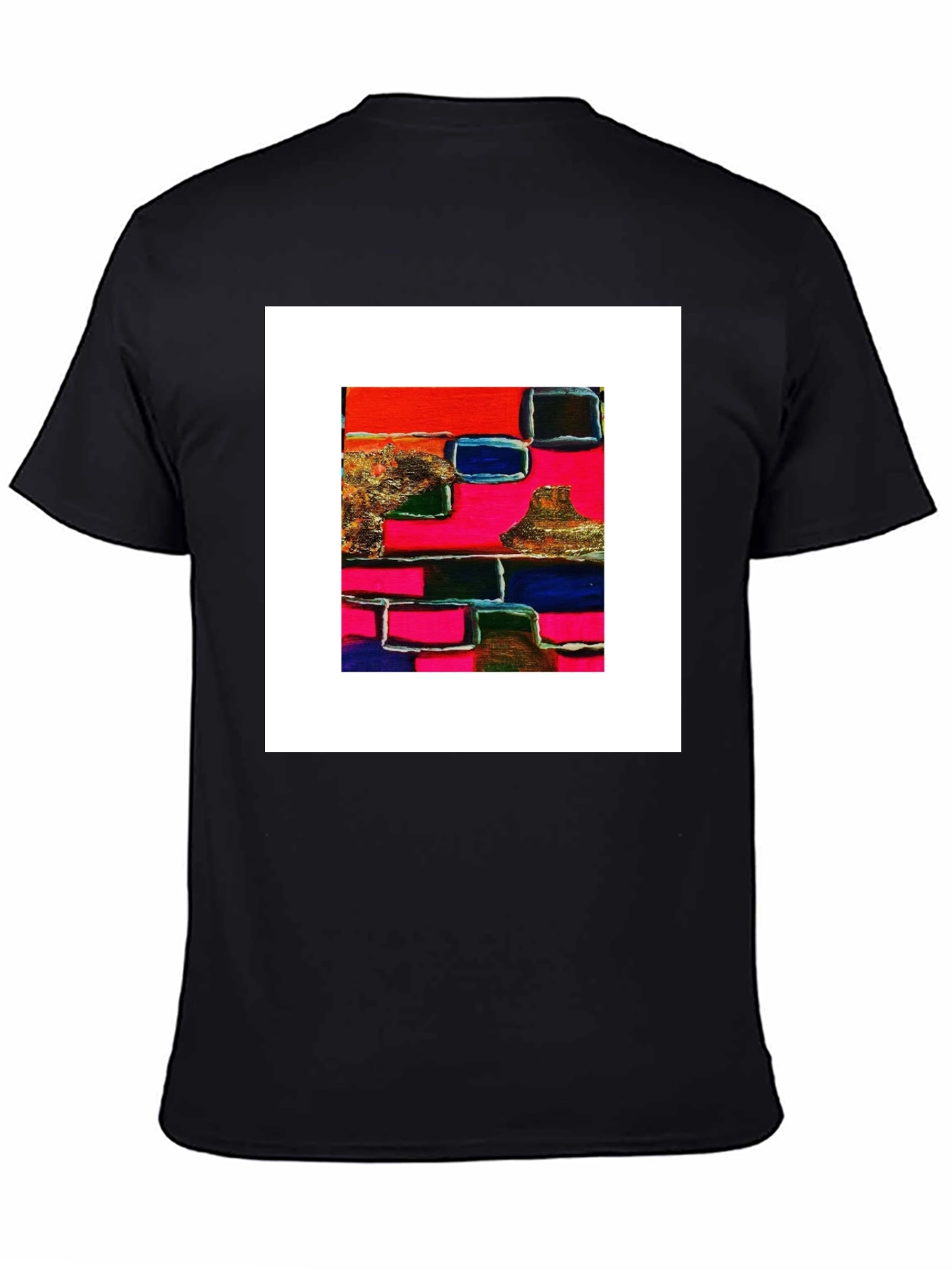 Abstract Art Graphic Tee - Modern Style