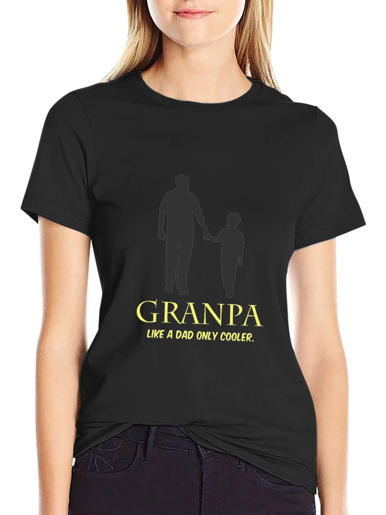 Grandpa Like a Dad Only Cooler T-Shirt