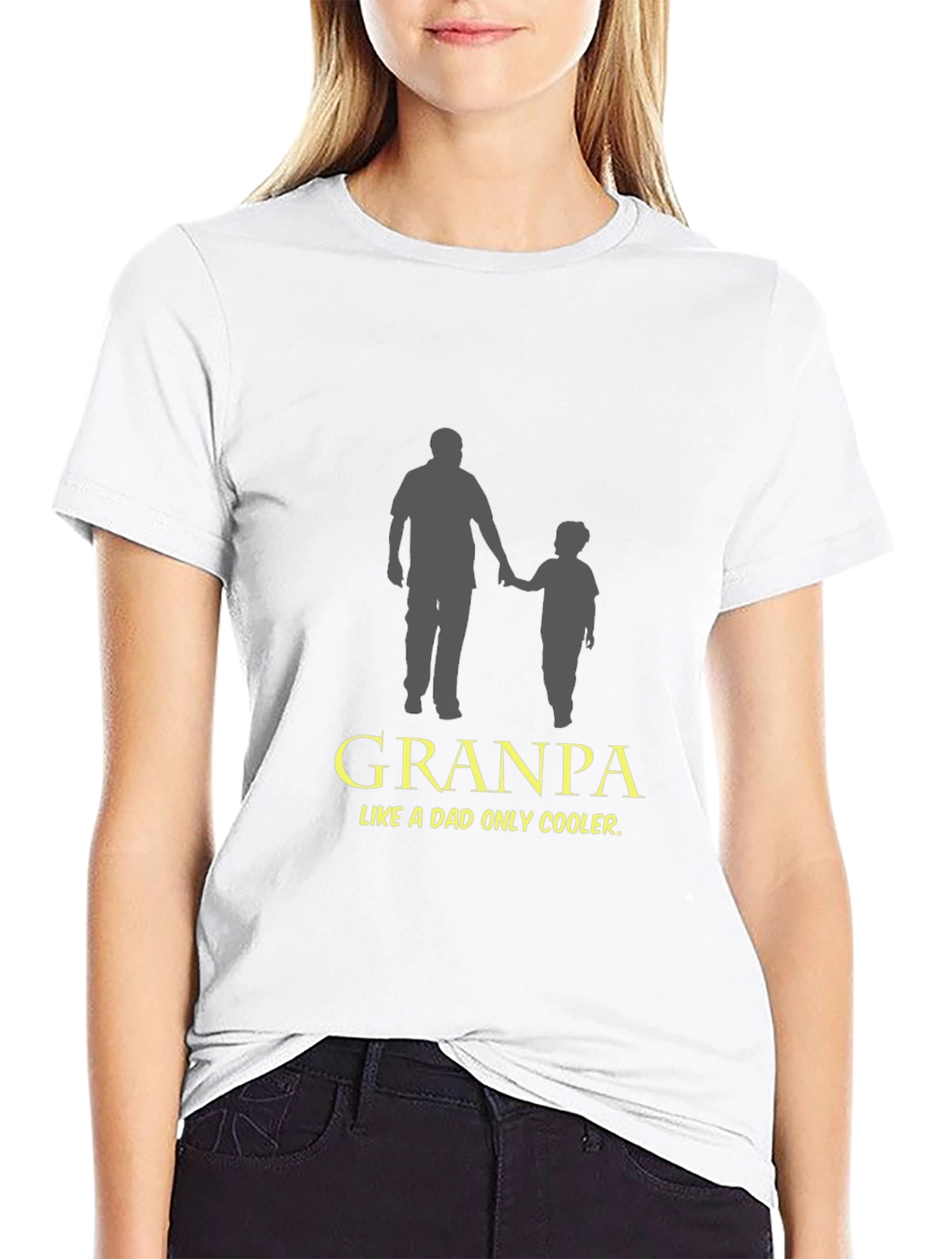 Grandpa Like a Dad Only Cooler T-Shirt