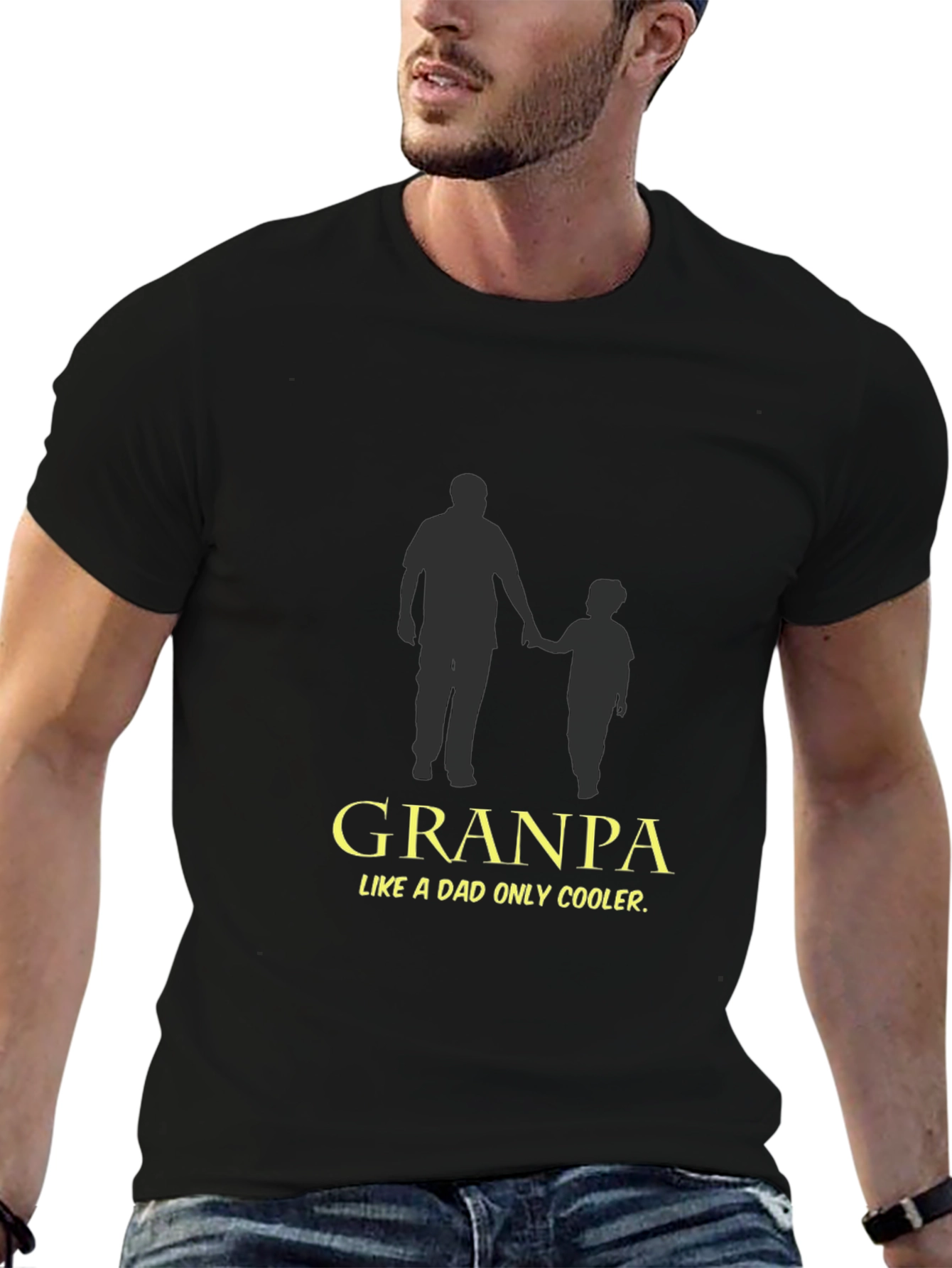 Grandpa Like a Dad Only Cooler T-Shirt