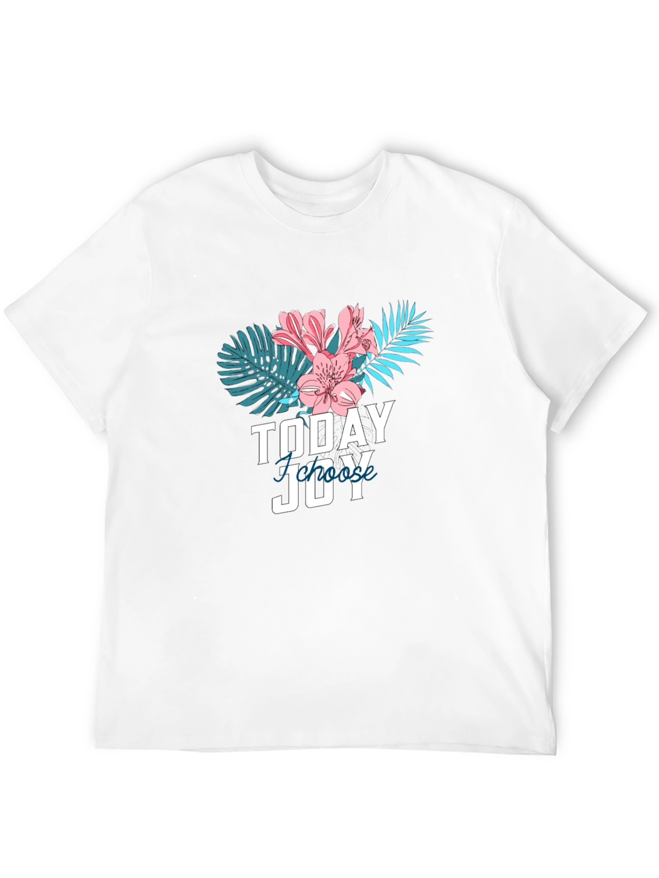 Today Choose Joy Graphic Tee - Black