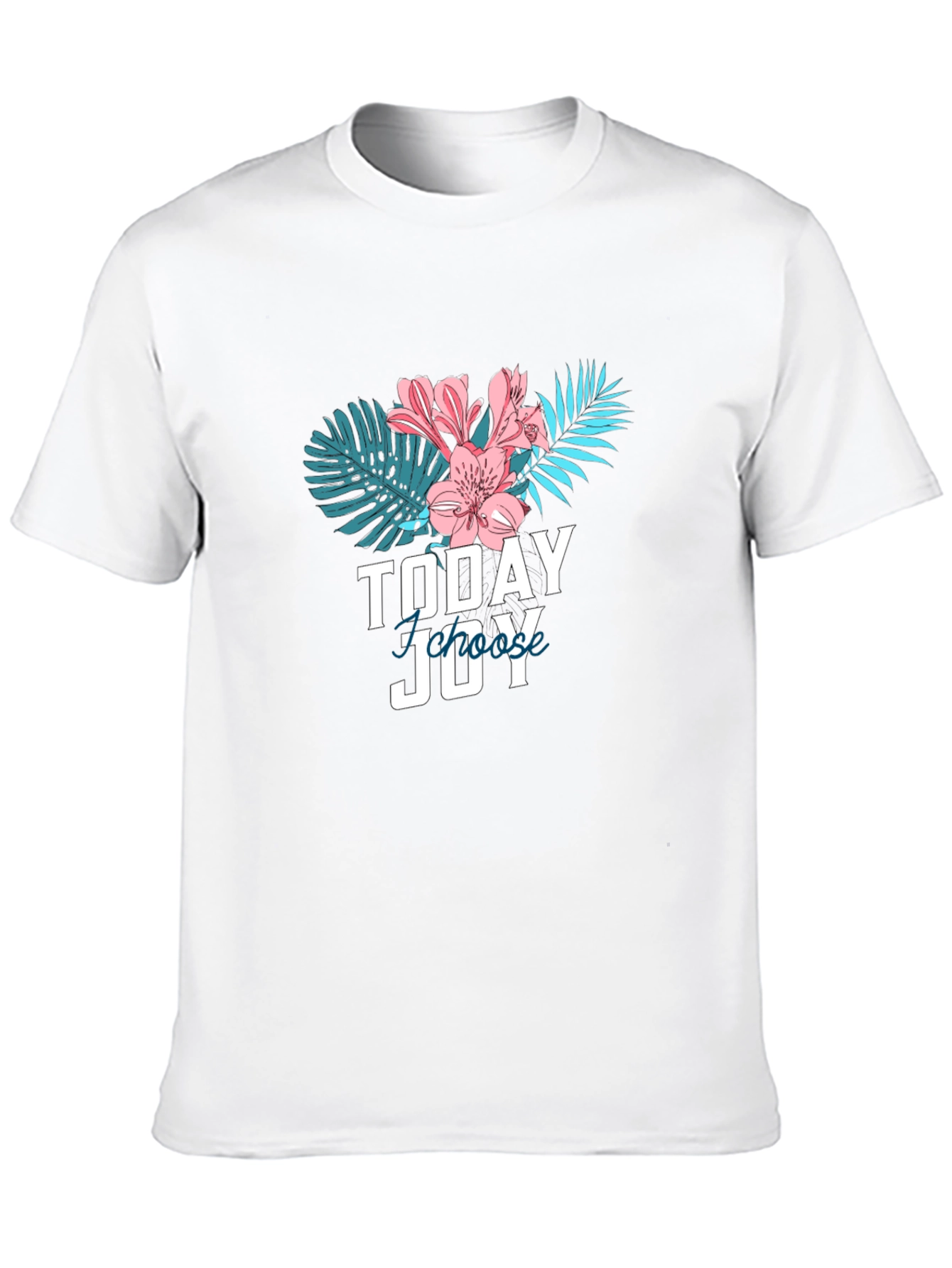 Today Choose Joy Graphic Tee - Black