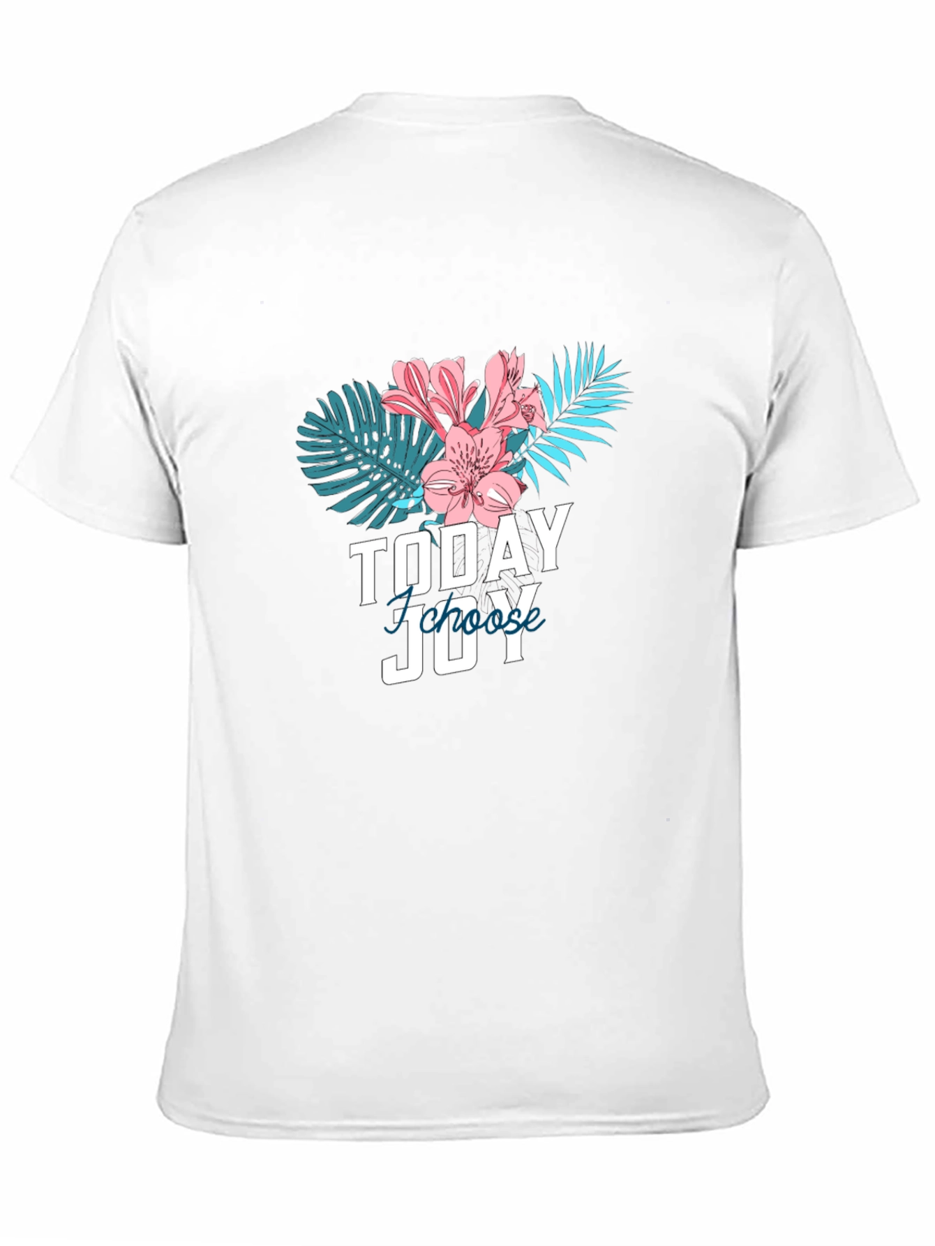 Today Choose Joy Graphic Tee - Black