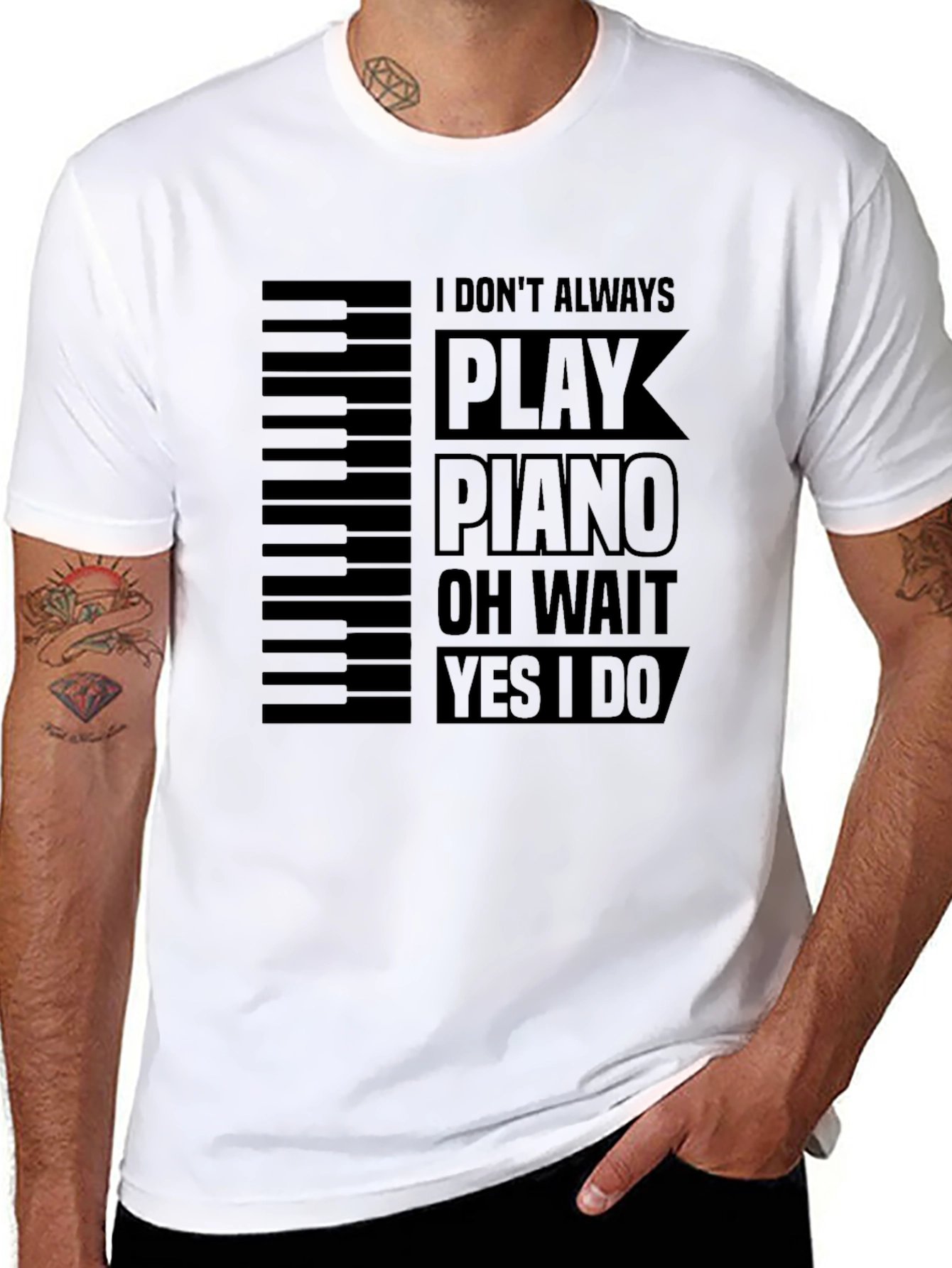 Piano Player T-Shirt - Funny Musician Tee